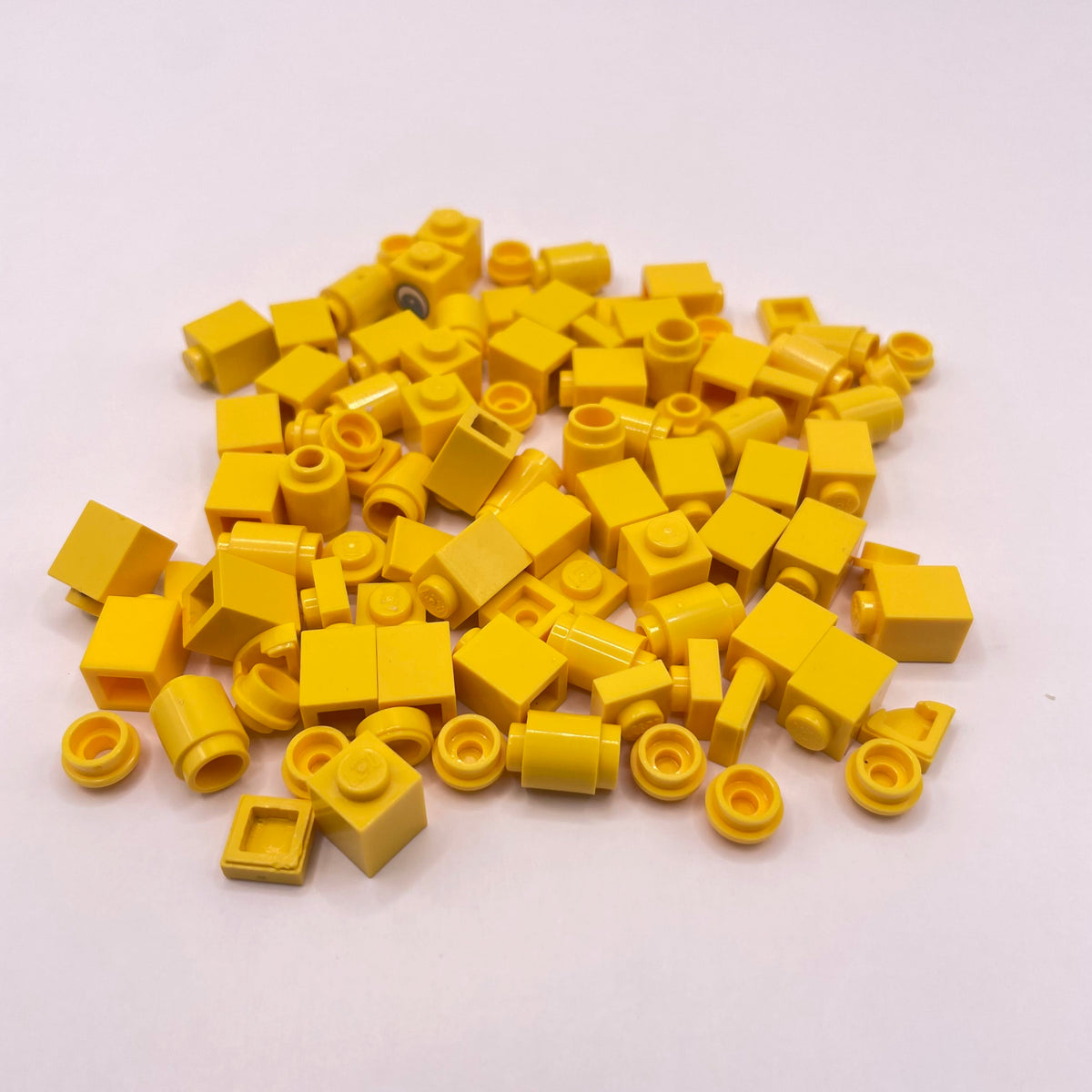 LEGO Greebling, Yellow, 100 Pieces