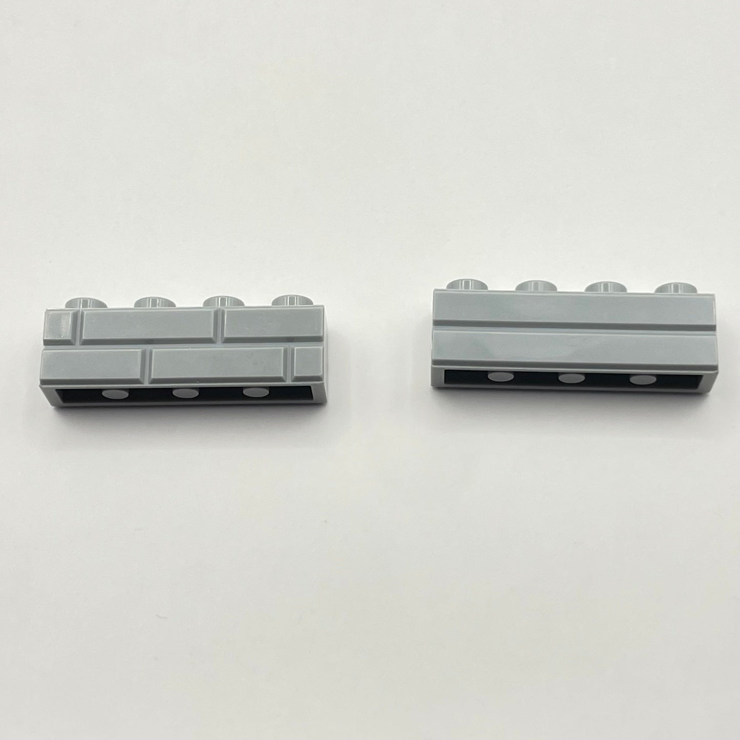 LEGO Light Bluish Gray 1 x 4 Brick, Masonry, Building, 20 Pieces (15533)