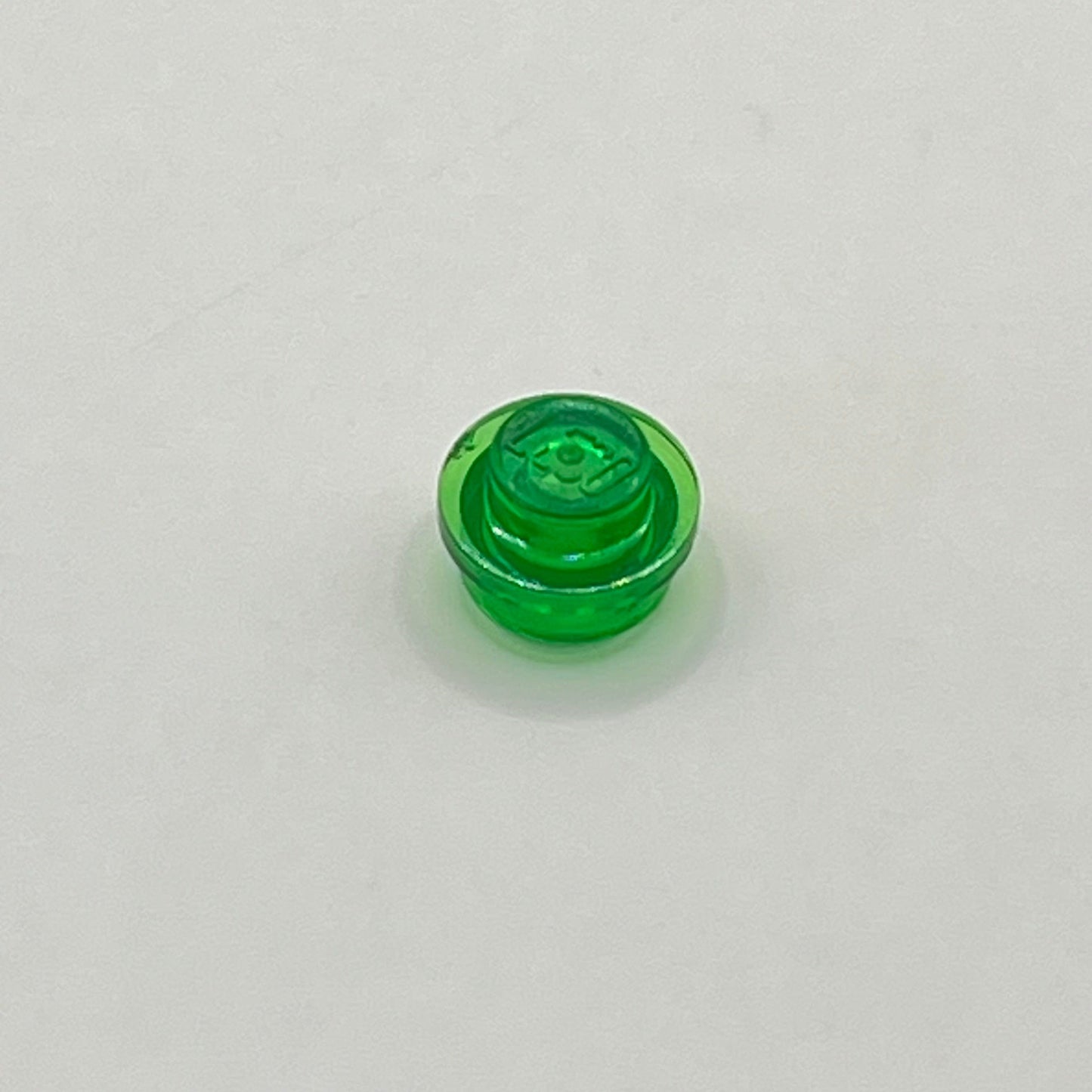 LEGO 1x1 Round Trans-Green, Plate Transparent (100 Pieces)