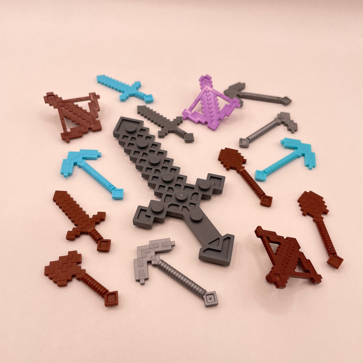 LEGO Weapons, Minecraft, Minifigure, 15 Pieces