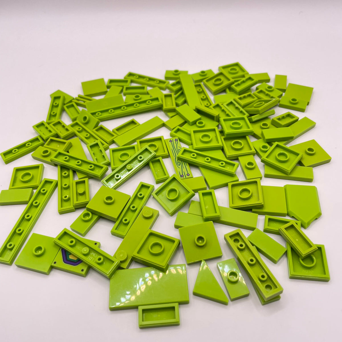 LEGO Lime, Tiles, Approx. 40g