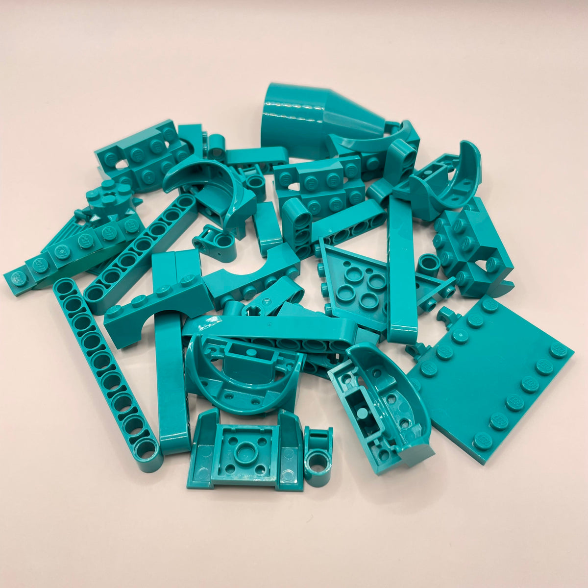 LEGO Dark Turquoise, Technic, Vehicle, Building, Approx. 60g
