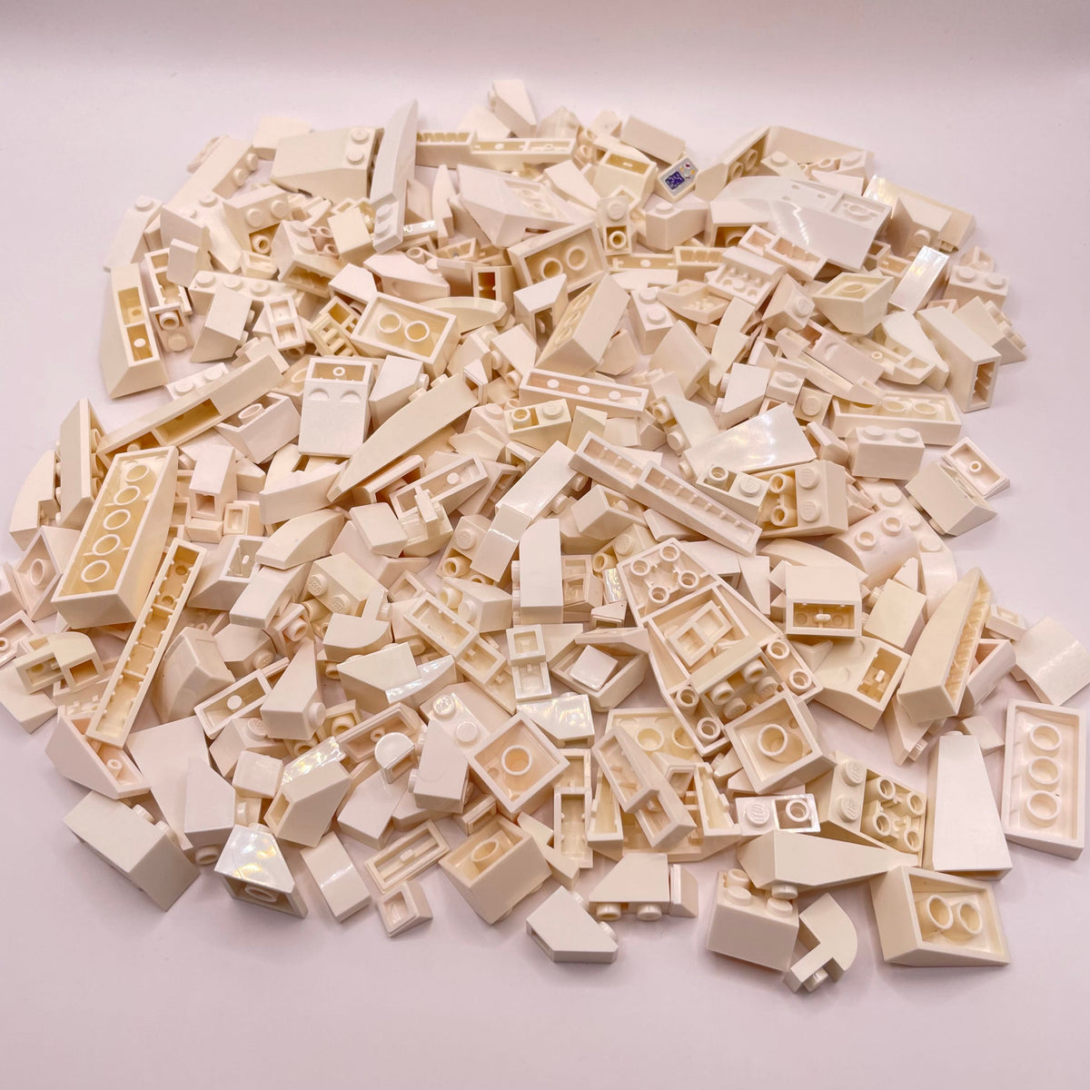 LEGO White, Slopes, Approx. 250g