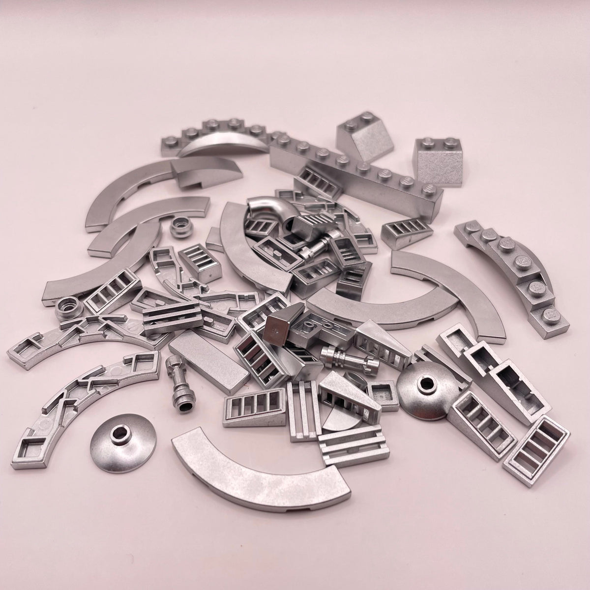 LEGO Mixed Pieces, Chrome, Approx. 30g