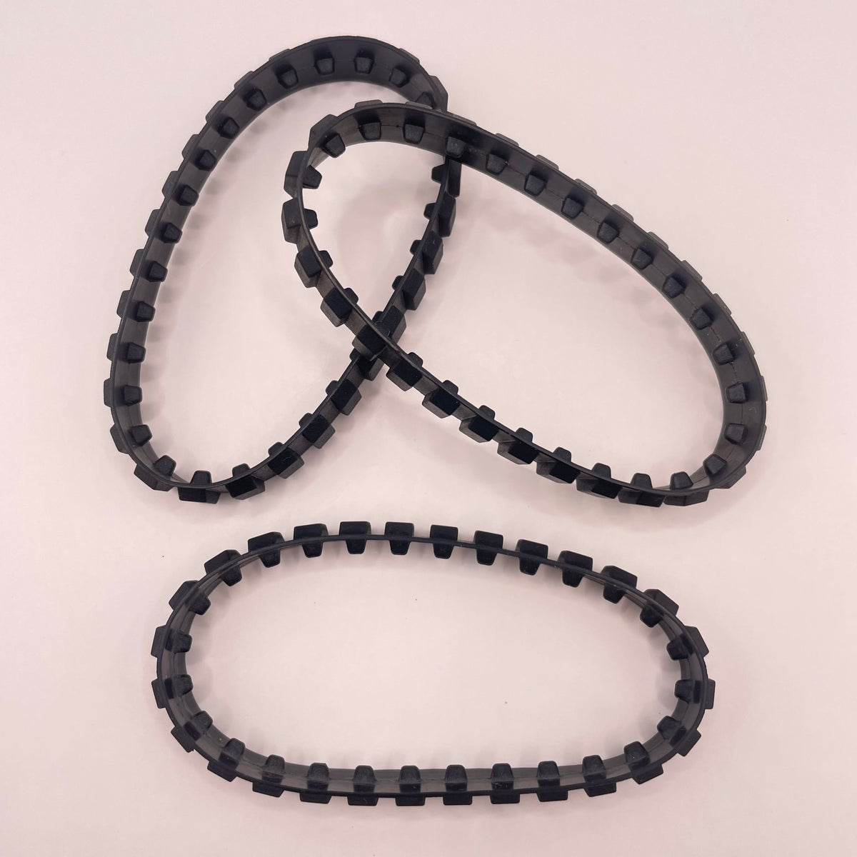 LEGO Rubber Tread, 28 Links, Black, Vehicle Pieces, 3 Pieces
