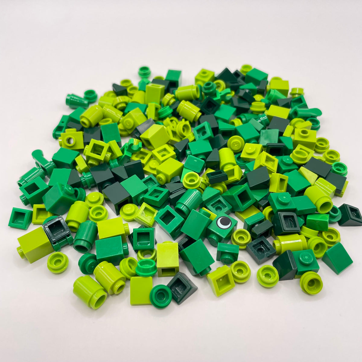 LEGO Mixed Green, Greebling, 250 Pieces