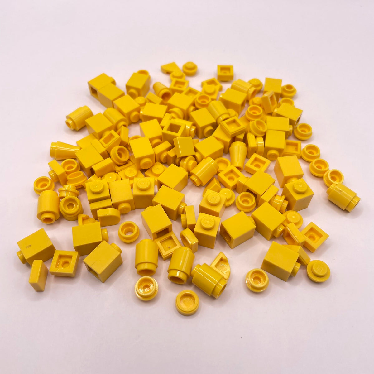 LEGO Greebling, Yellow, 125 Pieces