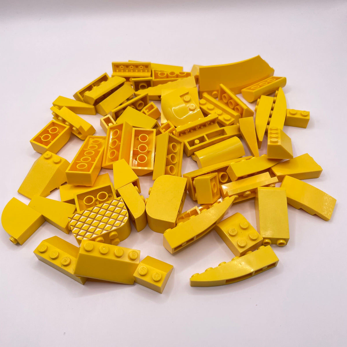 LEGO Large Slopes, Yellow, Approx. 110g