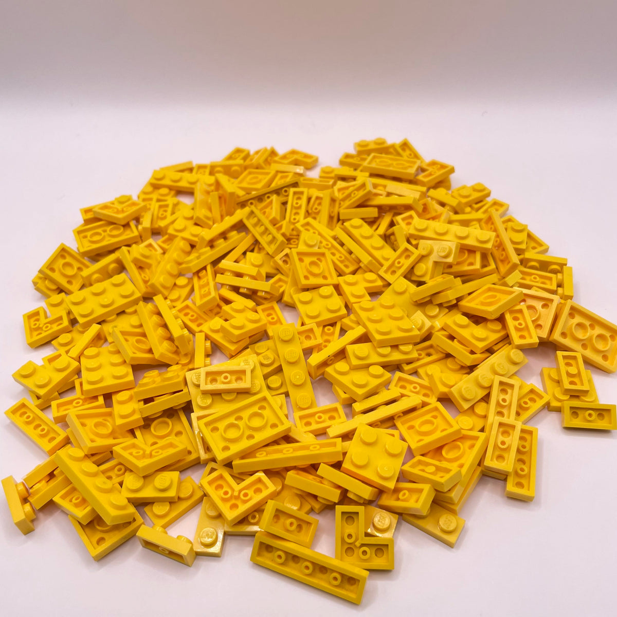 LEGO Yellow, Small, Plates, Approx. 115g