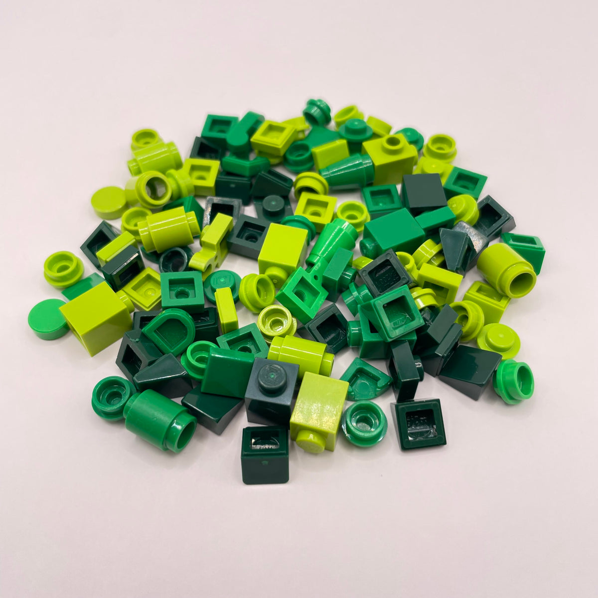 LEGO Mixed Green, Greebling, 100 Pieces