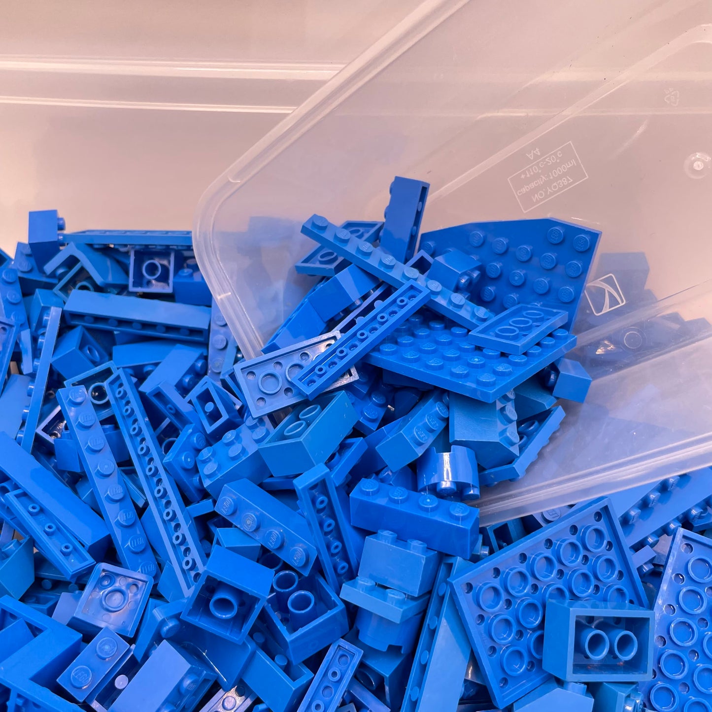 LEGO Random Selection, Blue, Mixed Bricks, Bulk, Approx. 1kg