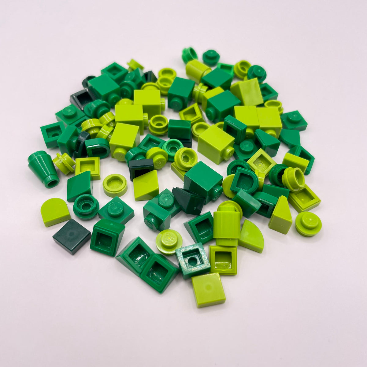 LEGO Mixed Green, Greebling, 100 Pieces