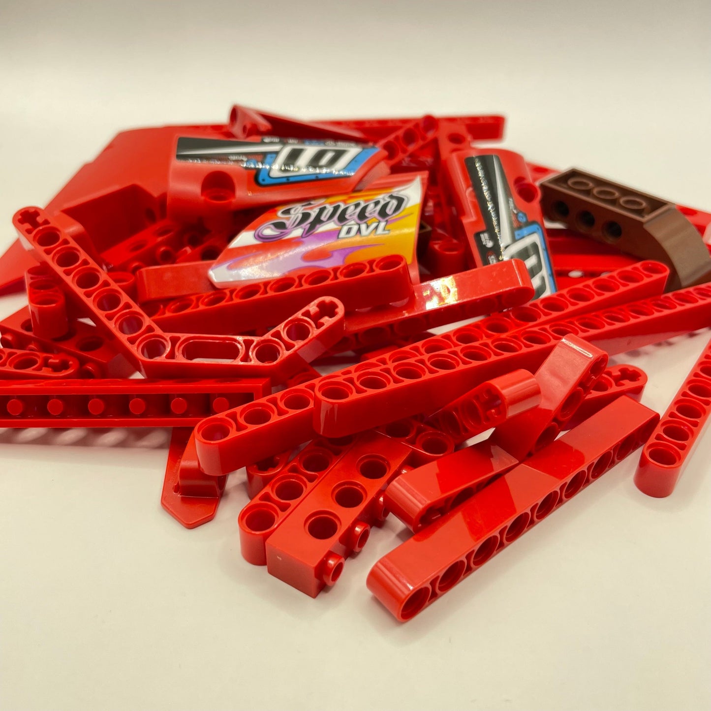 LEGO Large Technic, Red, Approx. 130g