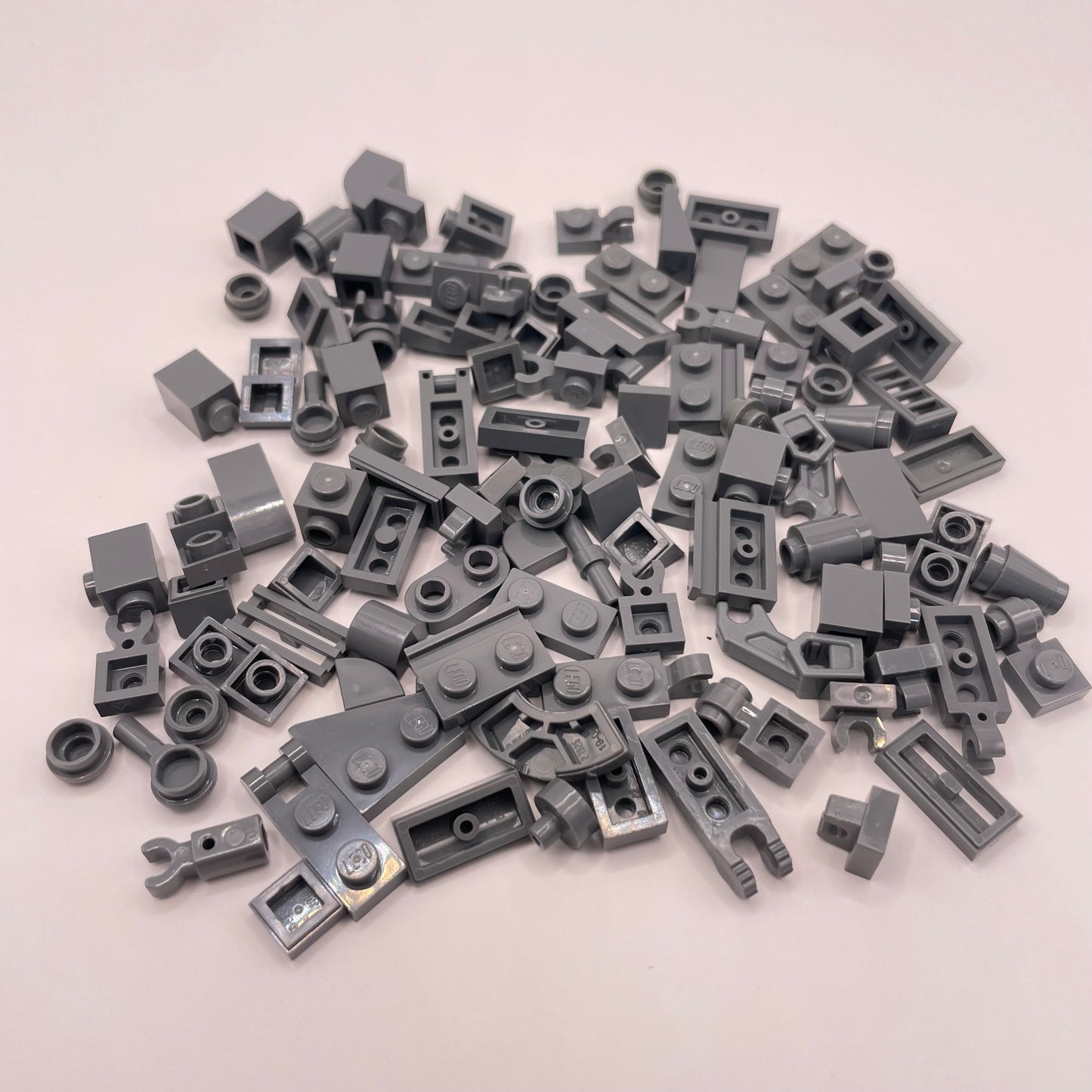 LEGO Greebling, Dark Bluish Grey, 100 Pieces