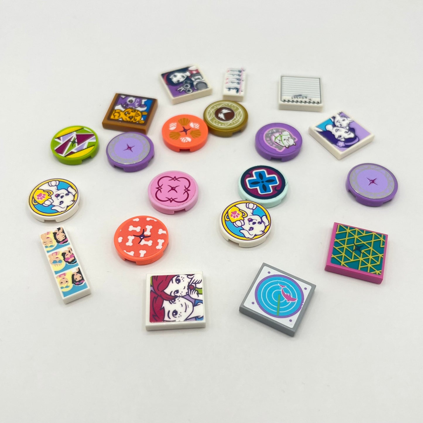 LEGO Prints and Stickers, Friends, 2x2, 20 Stickers