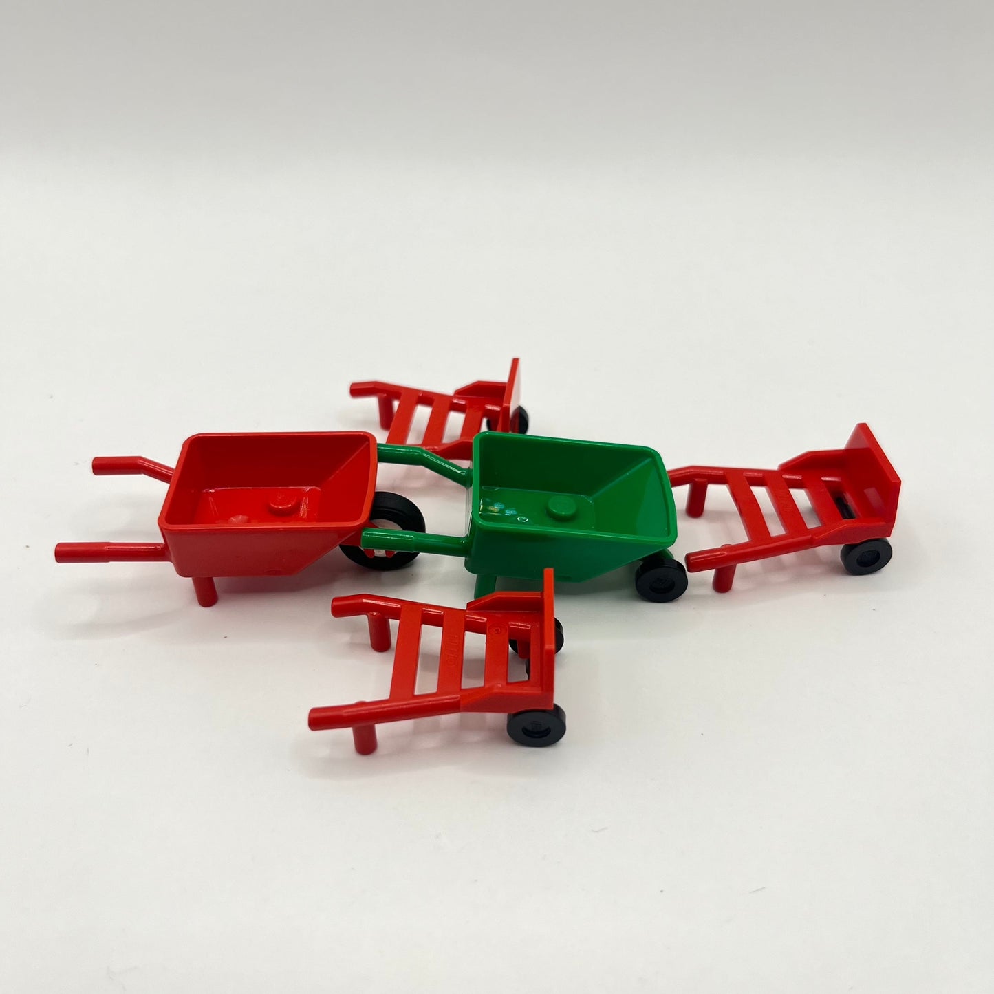 LEGO Cargo Transport, Trolley, Wheelbarrow, 5 Pieces
