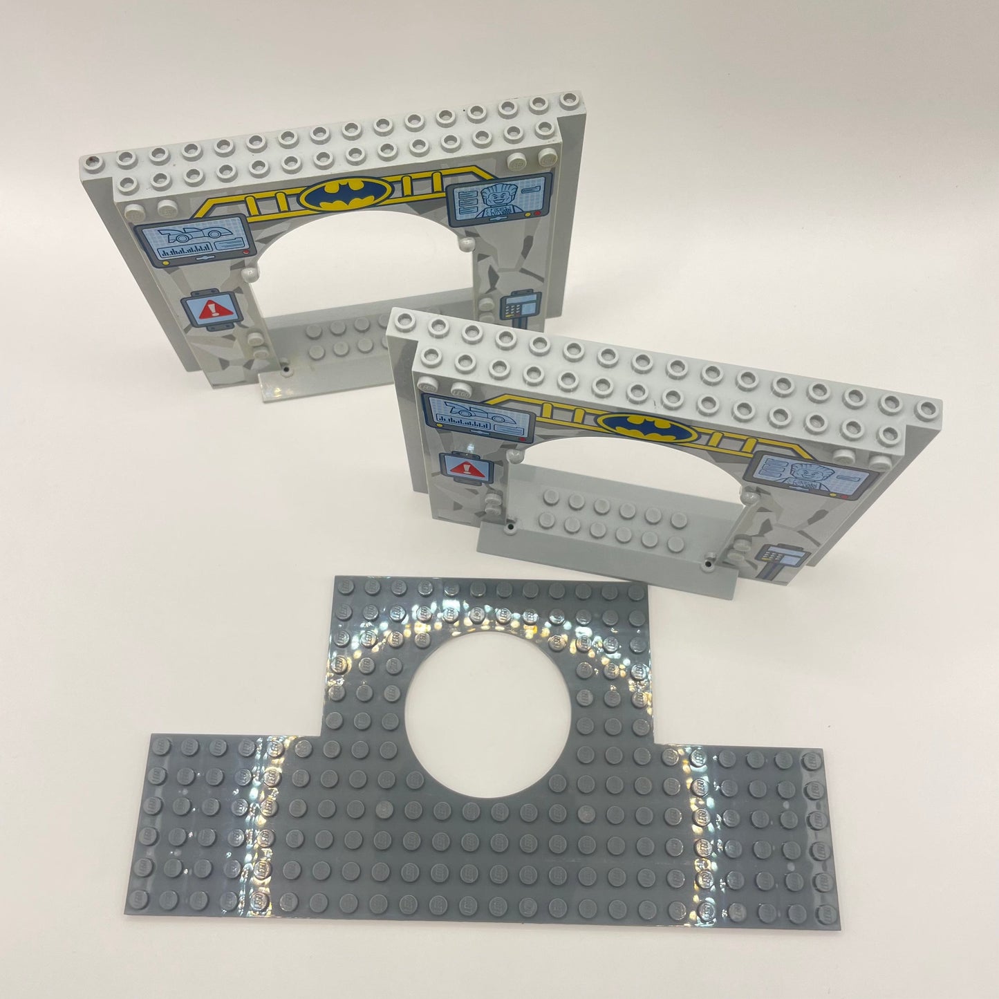 LEGO Grey, Batman Panels, Baseplate, 3 Pieces
