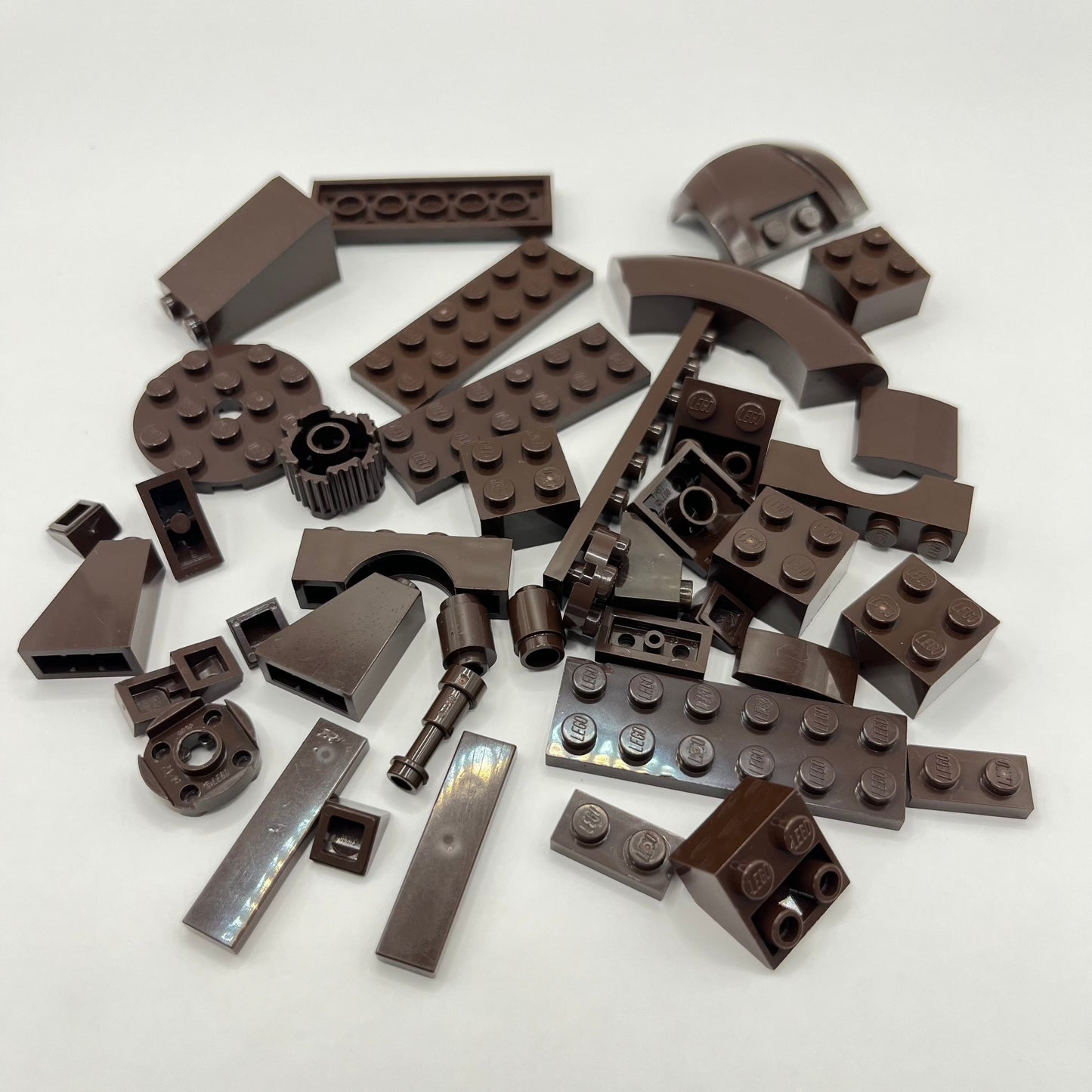 LEGO Dark Brown, Mixed Bricks, Approx. 40g