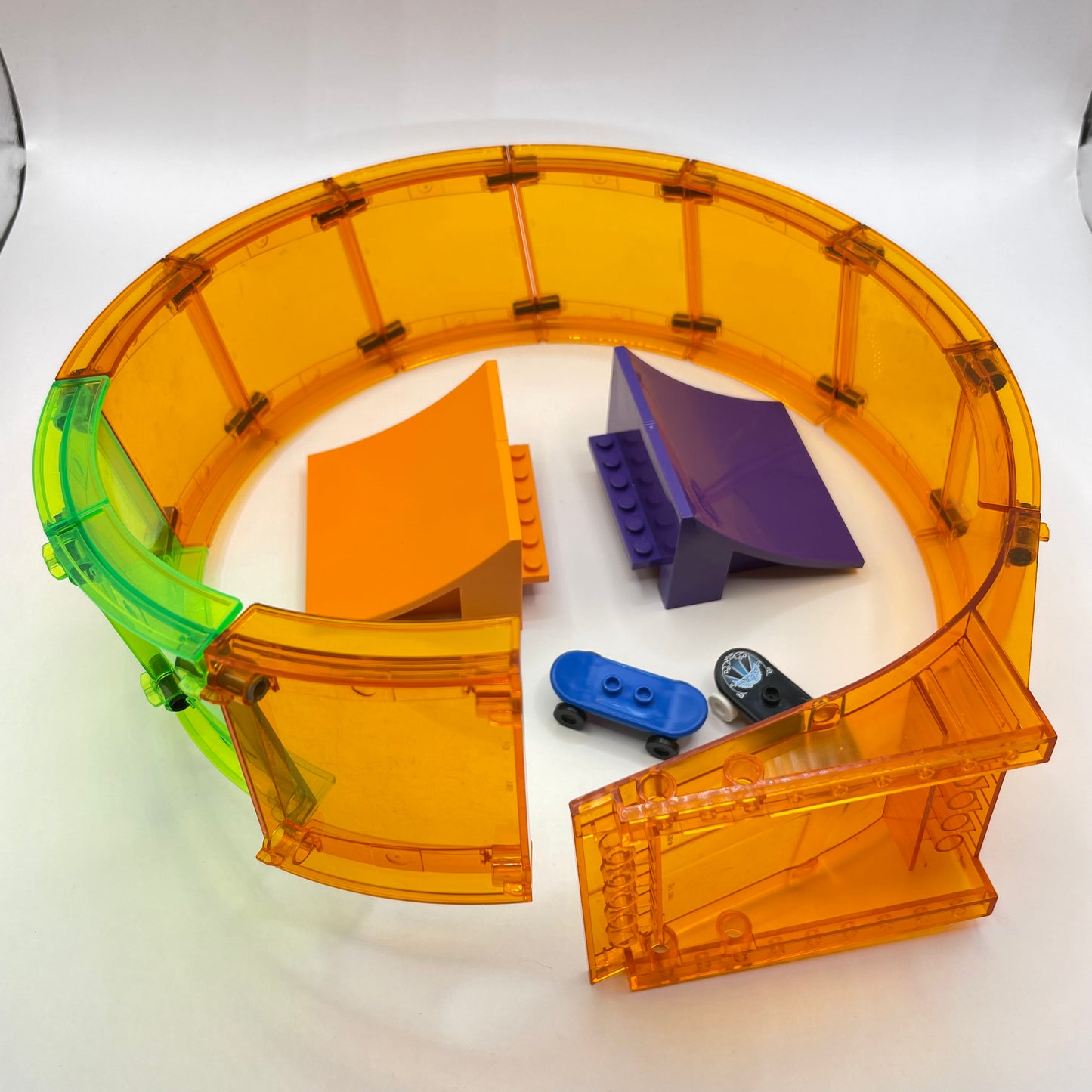 LEGO Skate Loop and Ramps, Skate Boards, Mixed Colours, 15 Pieces