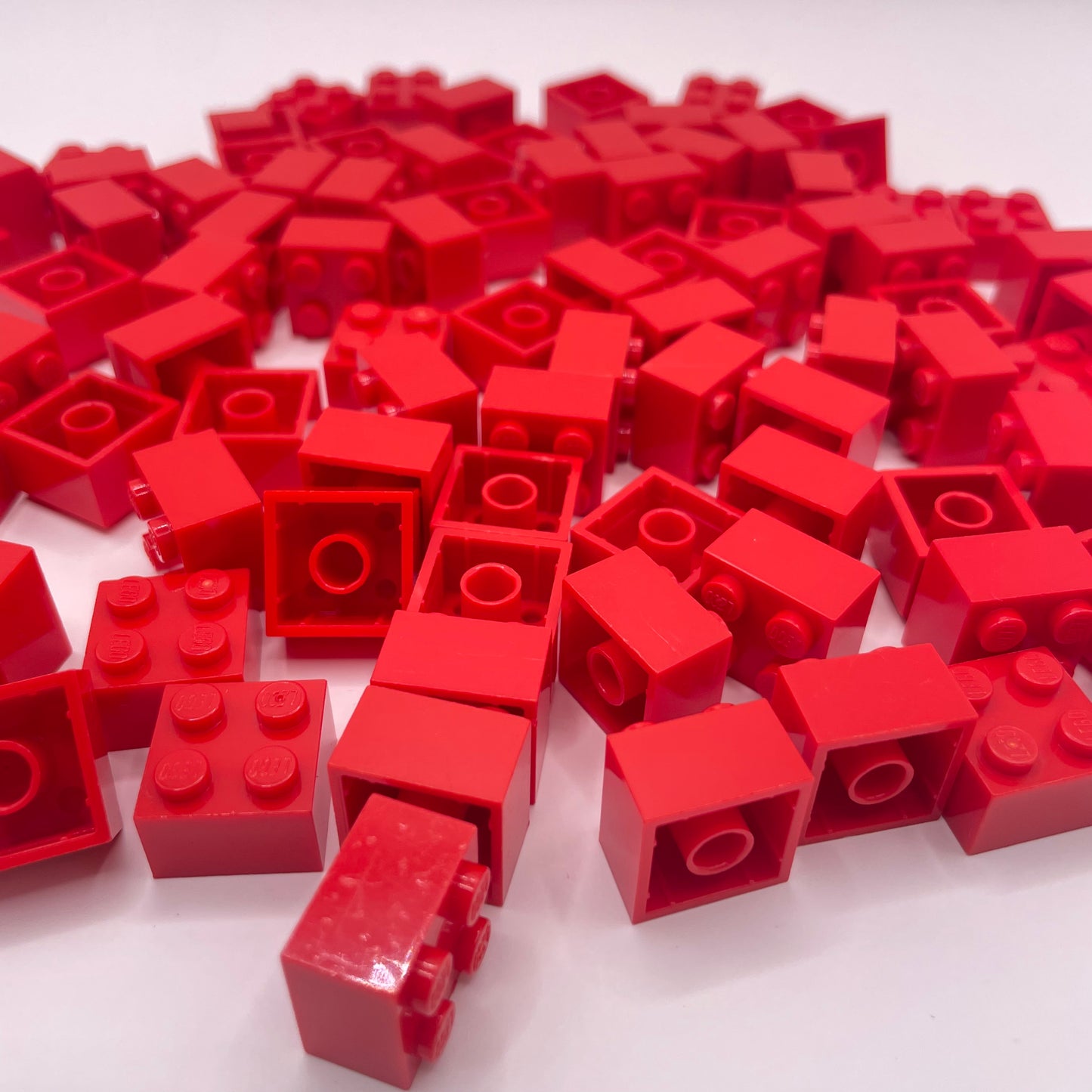 LEGO 2x,Short, Bricks, Red, Approx. 110g