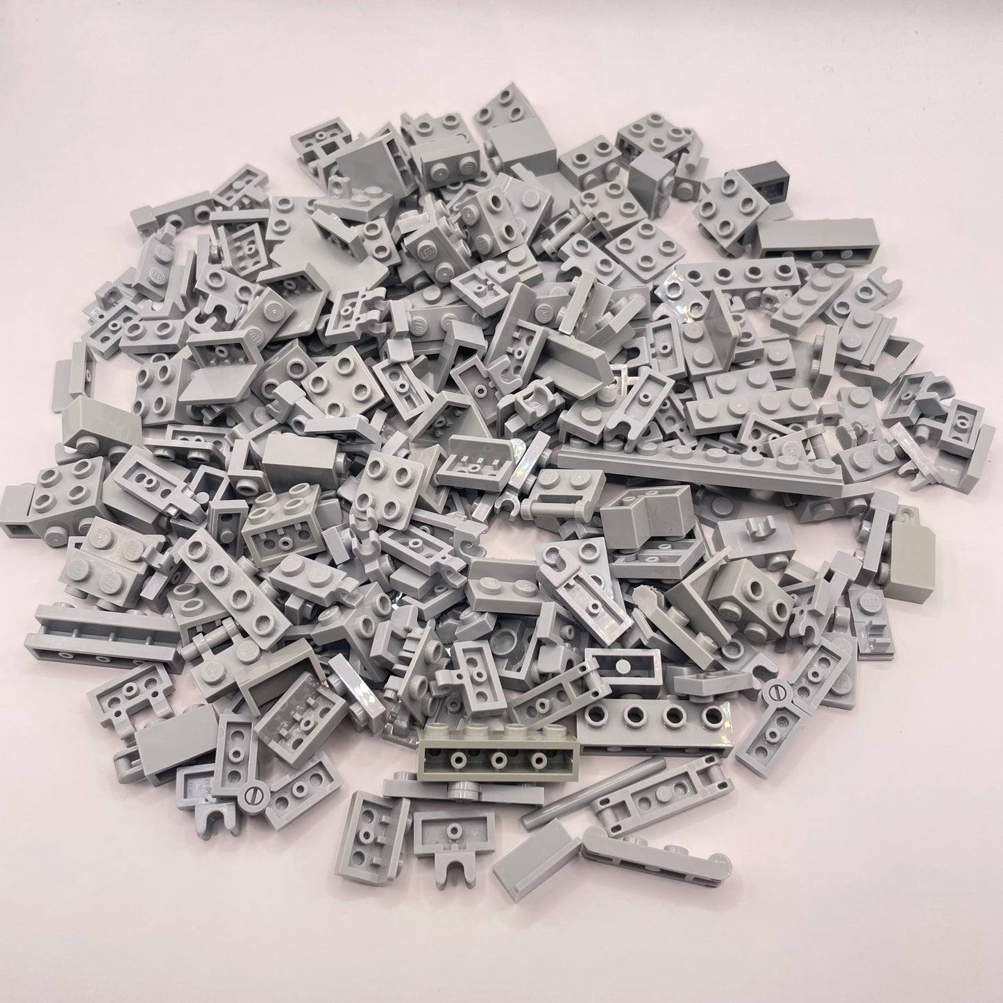 LEGO Mixed SNOT, Light Bluish Grey, Approx. 150g