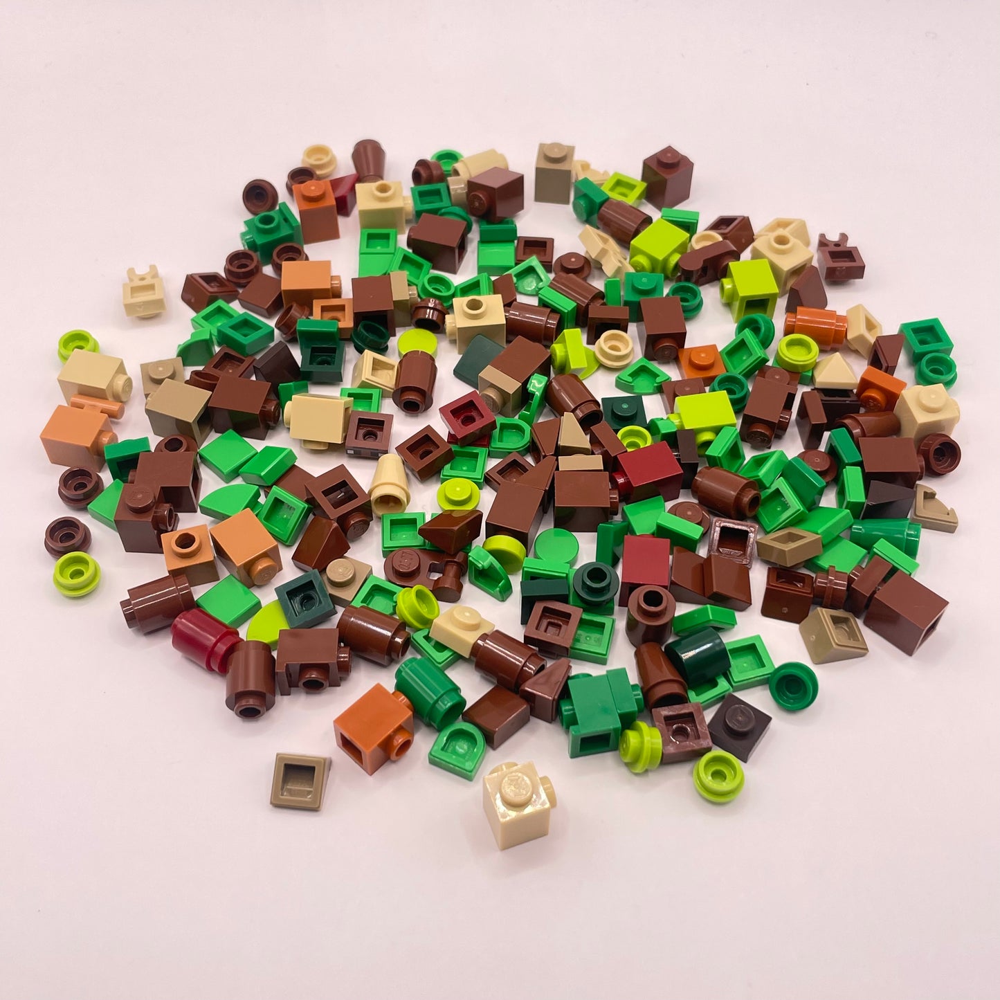 LEGO Greebling, Nature Tones, Approx. 45g