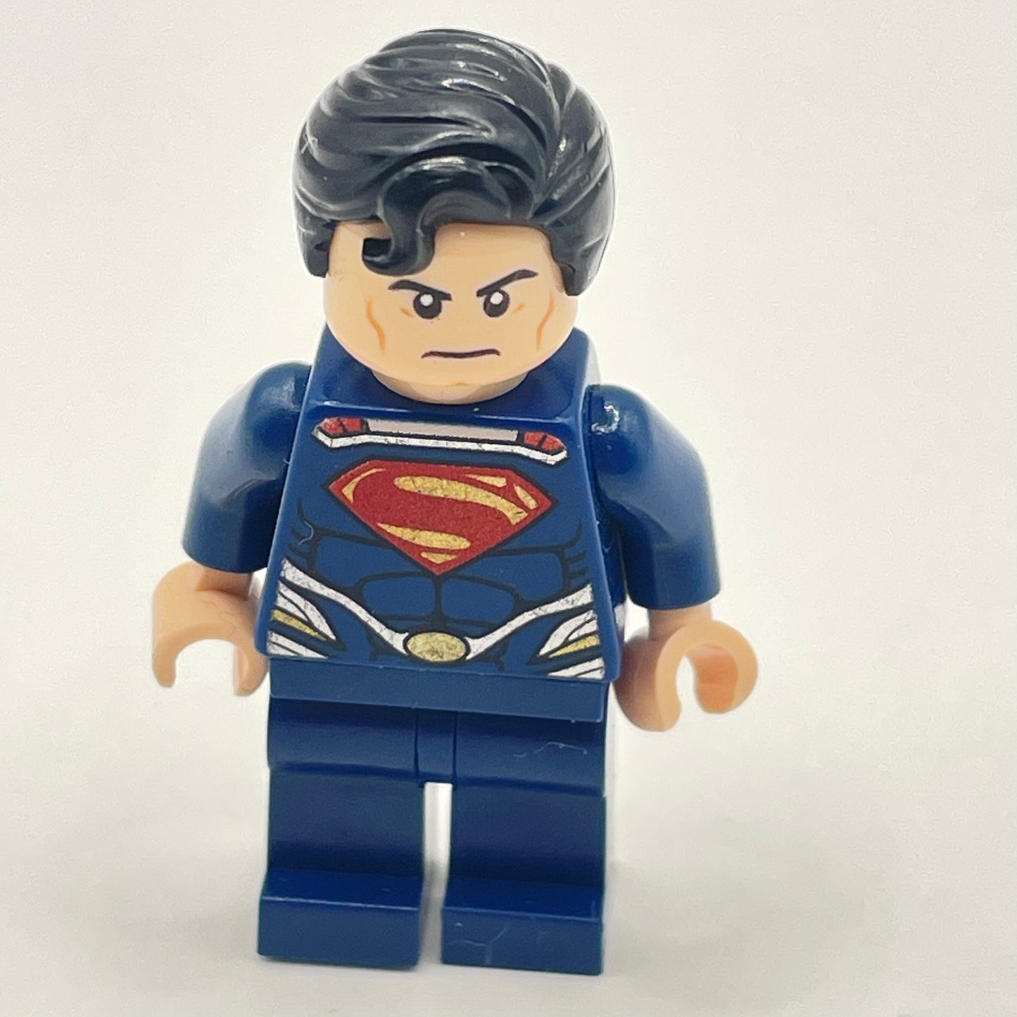LEGO Superman Dark Blue Suit, Super Heroes, Minifigures (sh0077)