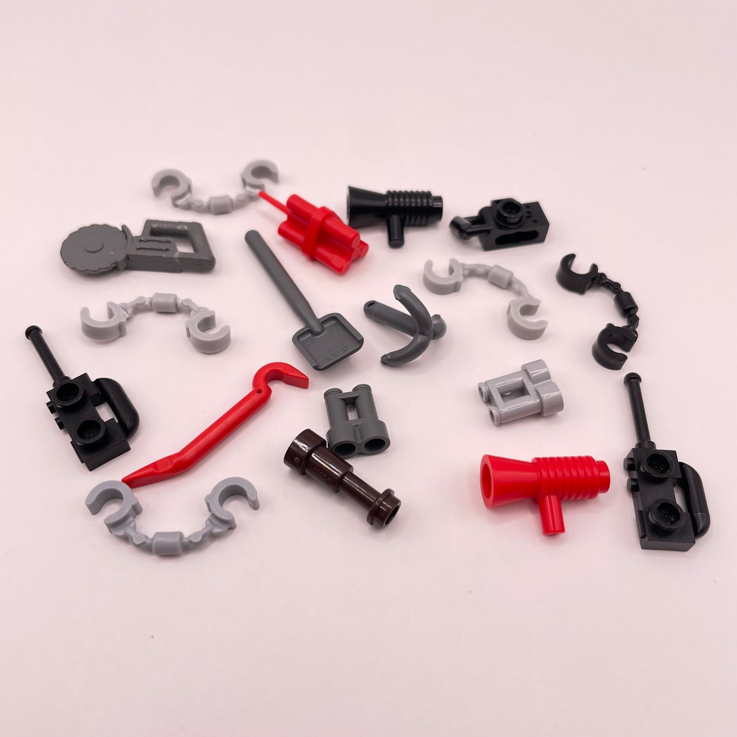LEGO Police Tools, Minifigure Accessories, 18 Pieces