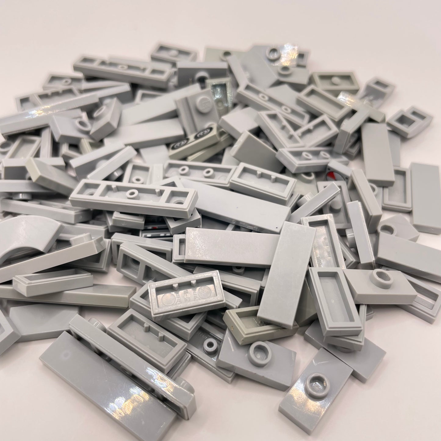 LEGO Tiles, Small, Light Bluish Grey, Approx. 45g