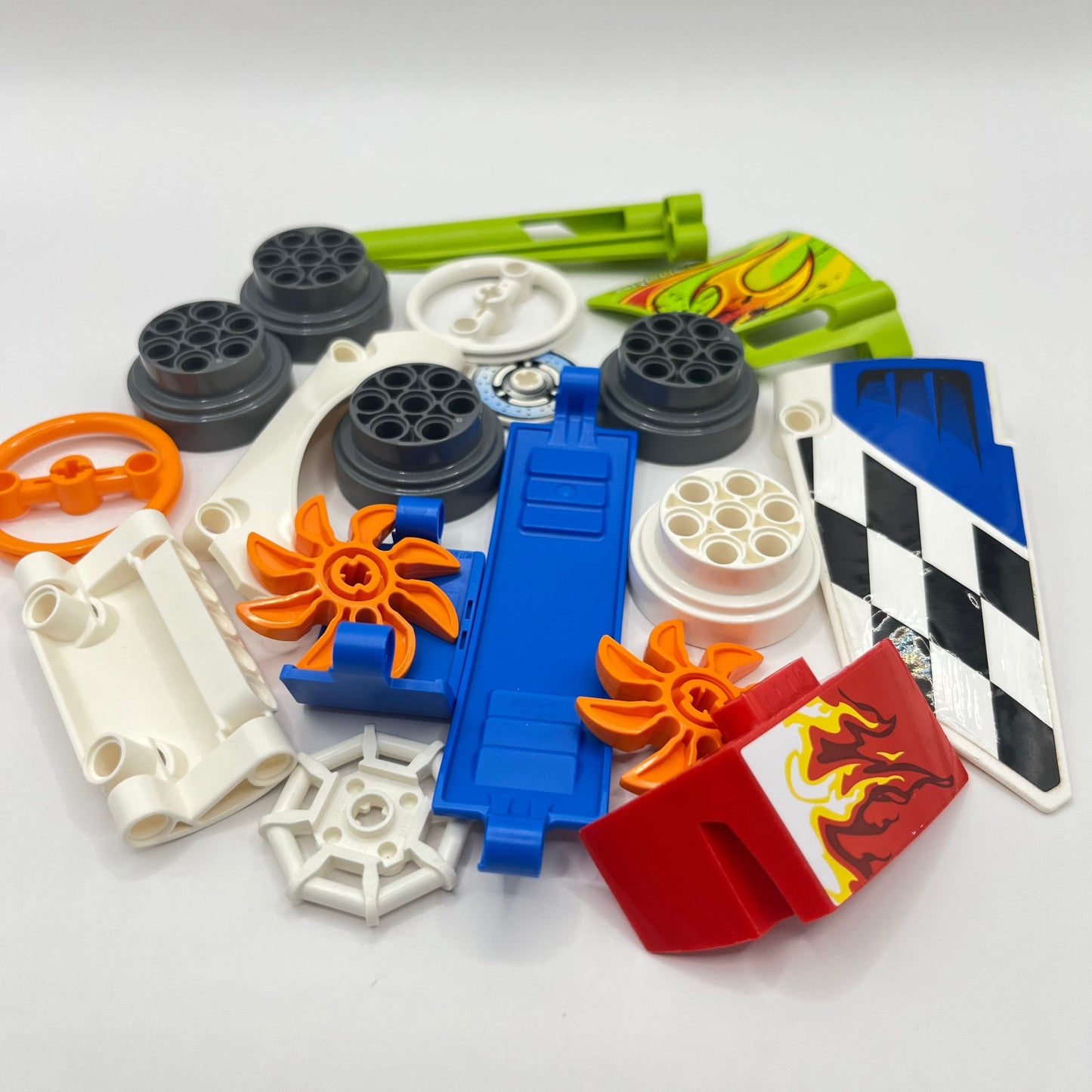 LEGO Technic, Panels and Circles, Mixed Colours, Approx. 60g