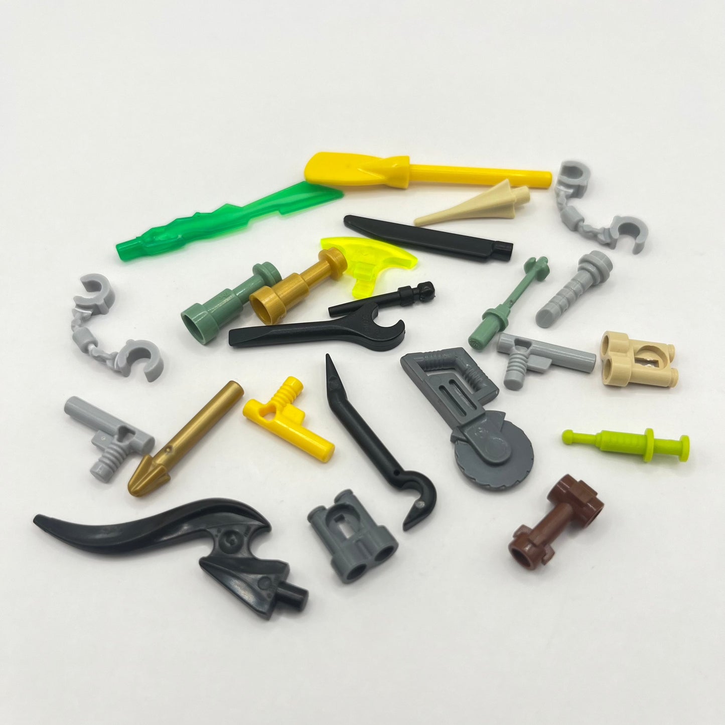 LEGO Tools and Weapons, Minifigure Accessories, 19 Pieces