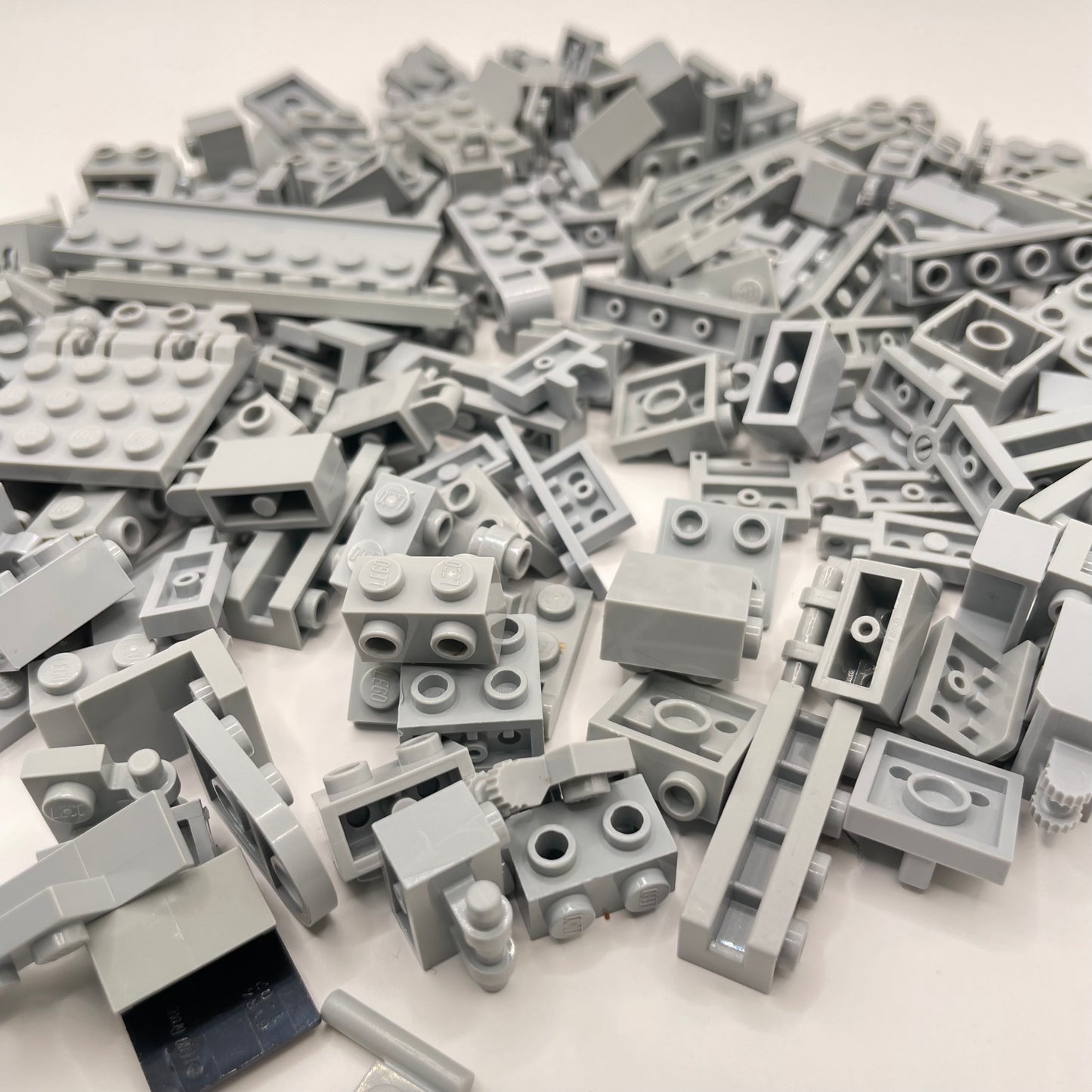 LEGO Mixed SNOT, Light Bluish Grey, Approx. 130g