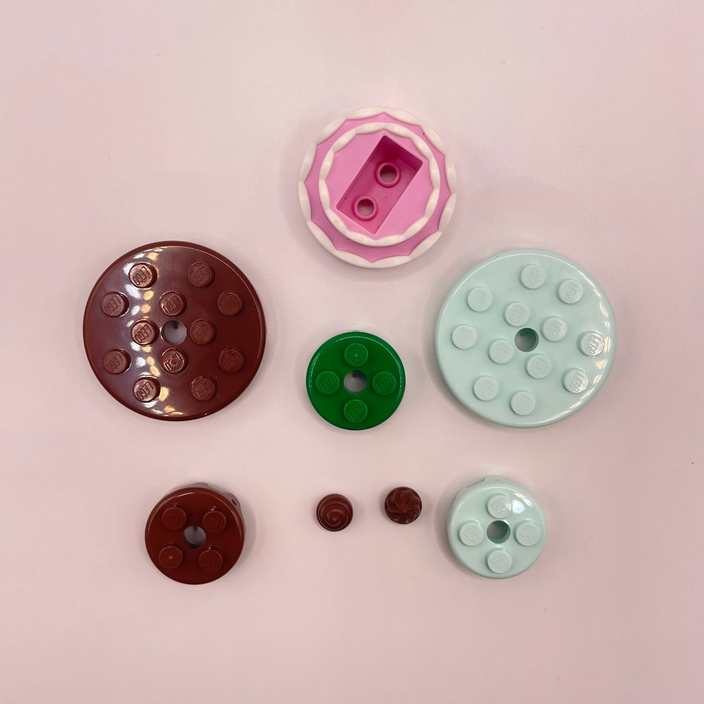 LEGO Cakes, Frosting, Mixed Colours, 8 Pieces
