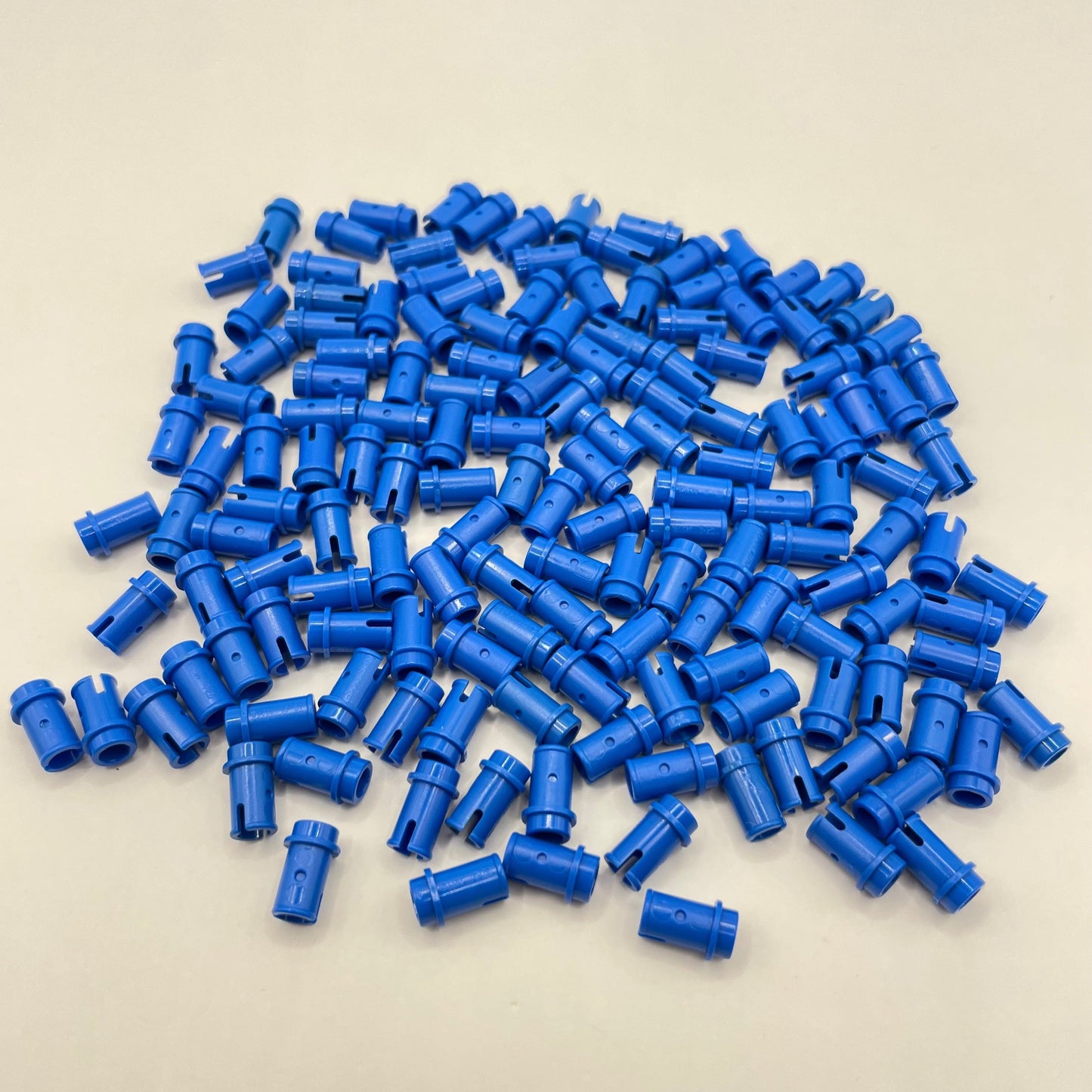 LEGO Half Pin without Friction Ridges, Blue, Technic, 140 Pieces
