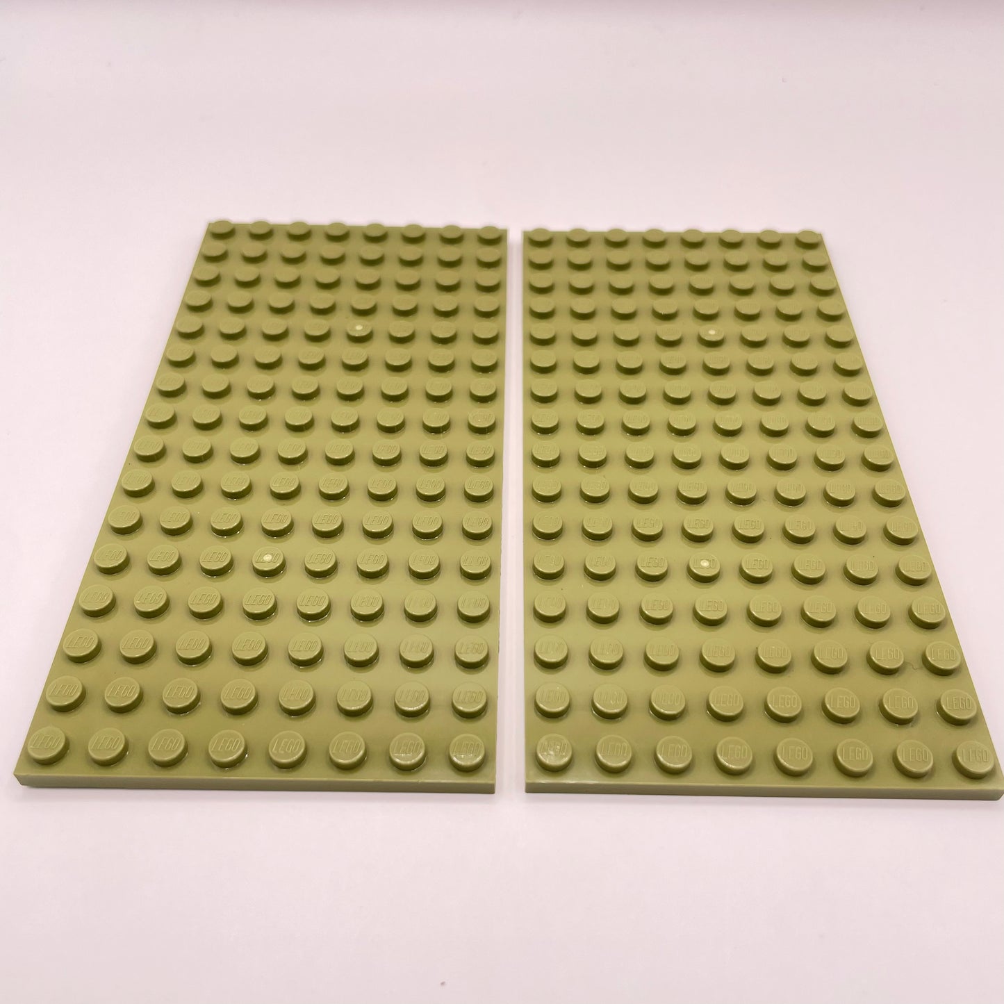 LEGO 8x16 Plates, Olive Green, 2 Pieces