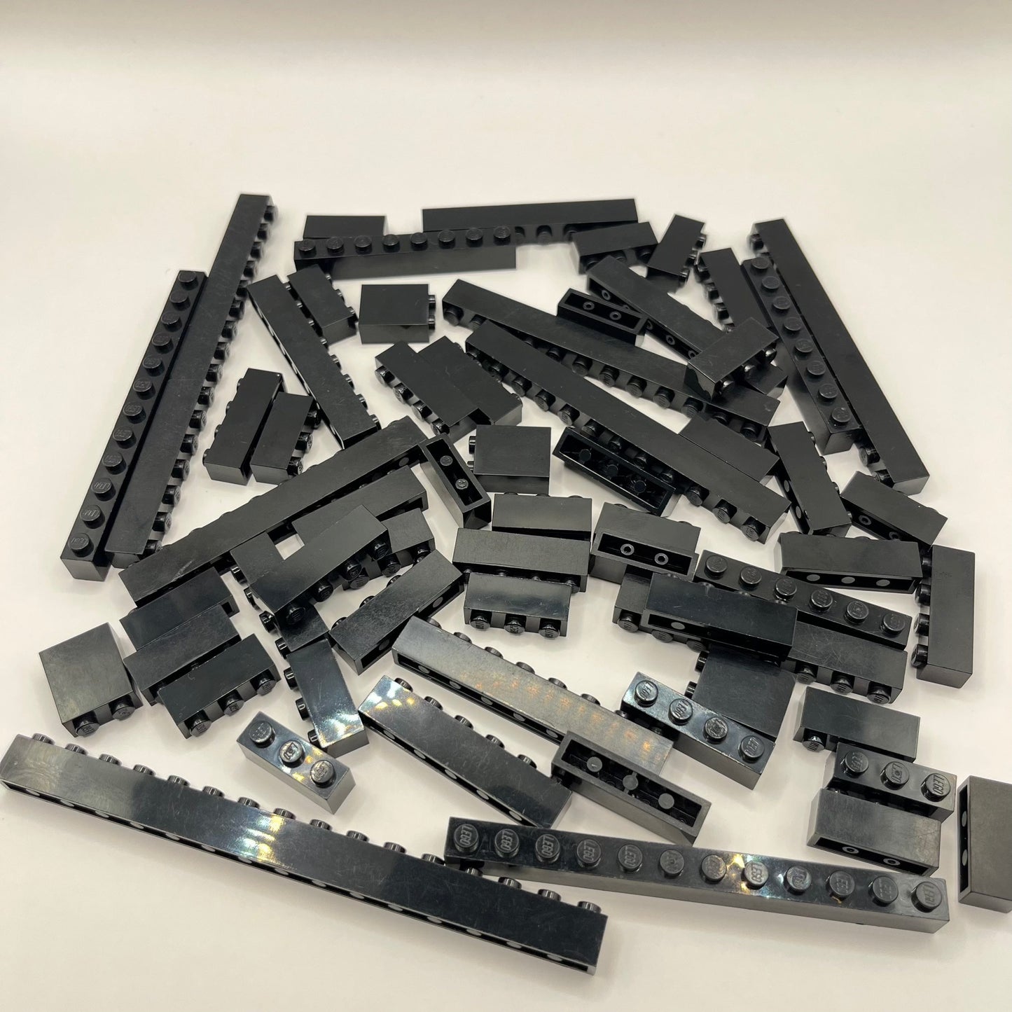 LEGO Black, 1x Bricks, Approx. 110g