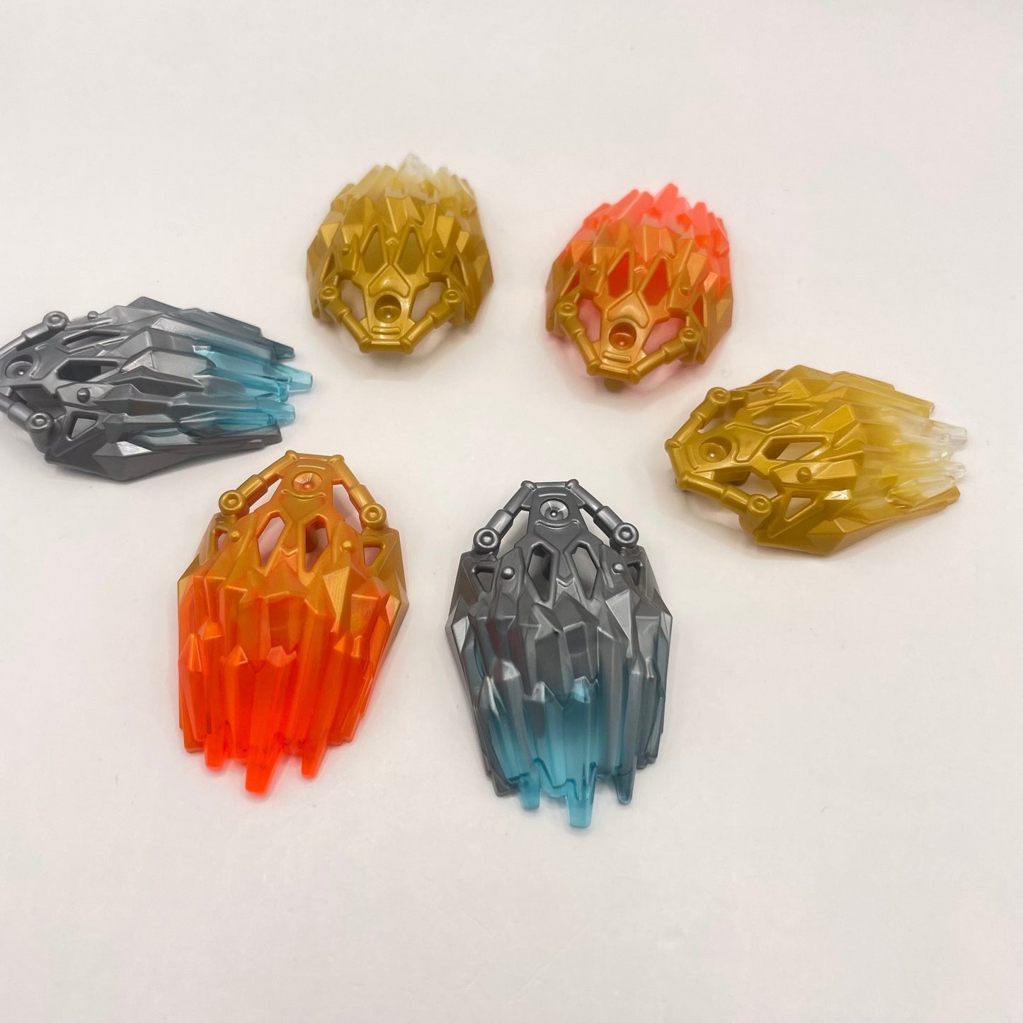 LEGO Bionicle, Crystal Armor, Mixed Colours, 6 Pieces