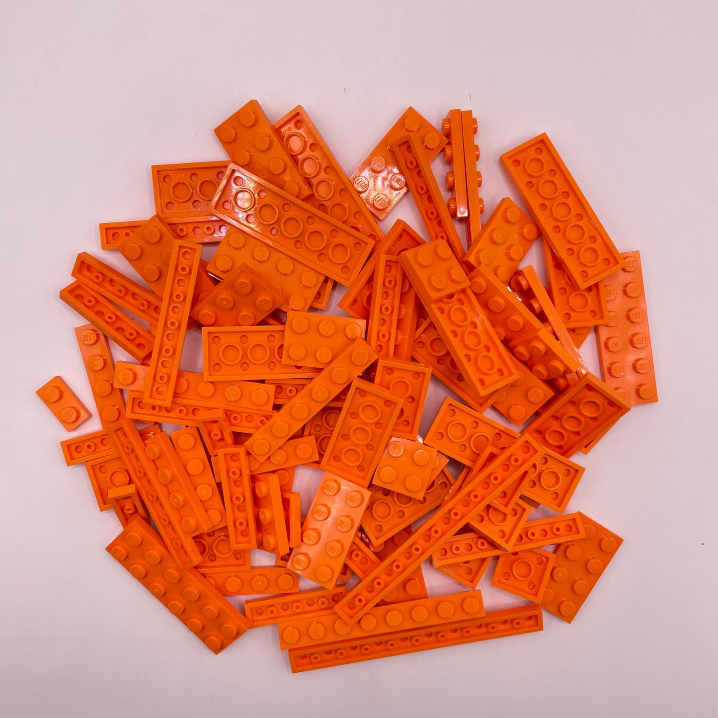 LEGO Plates, Orange, Approx. 85g