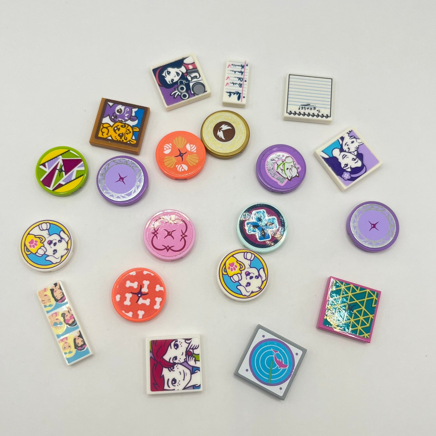 LEGO Prints and Stickers, Friends, 2x2, 20 Stickers