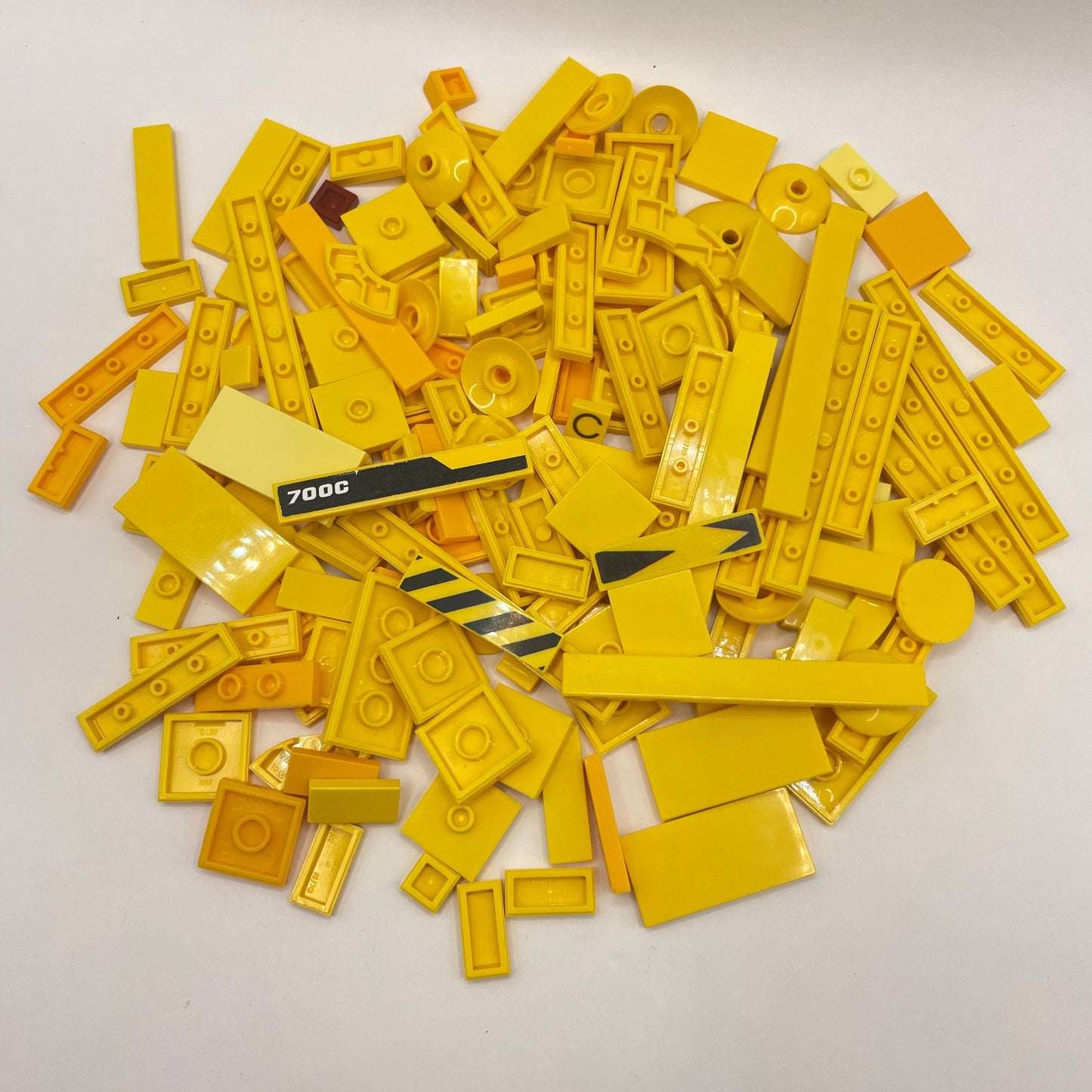 LEGO Tiles, Yellow, Approx. 70g