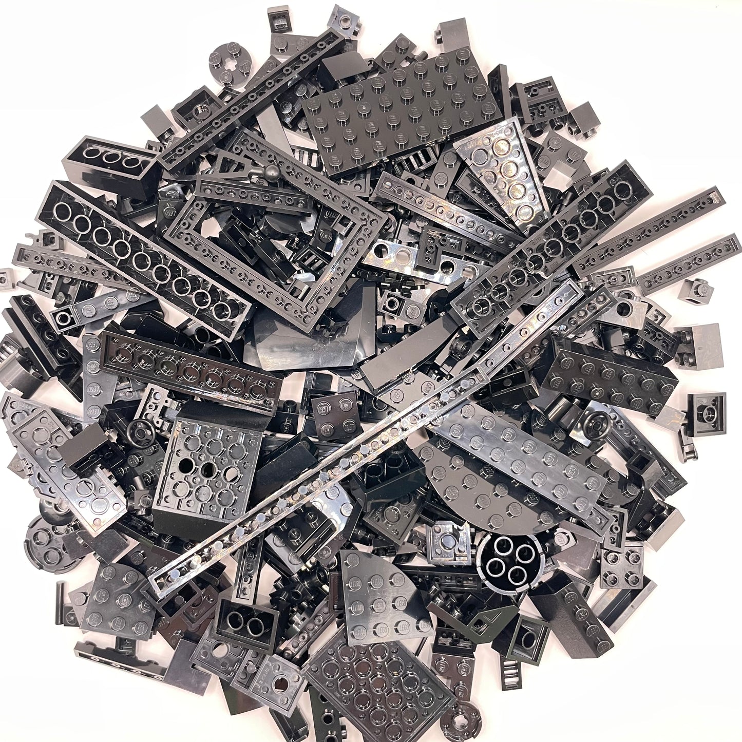 LEGO Mixed Pieces, Black, Approx. 250g