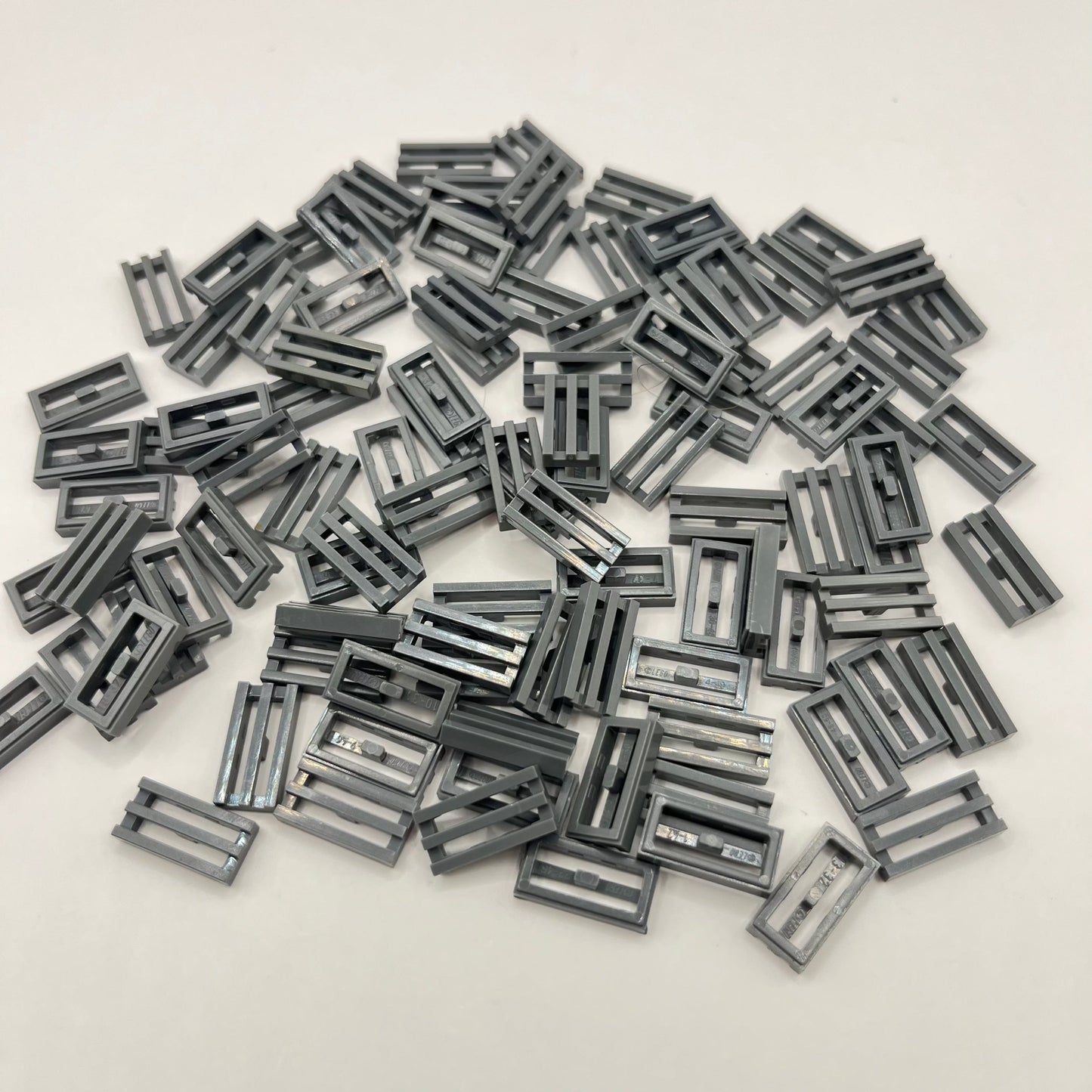 LEGO Grills, 1x2, Dark Bluish Grey, 100 Pieces