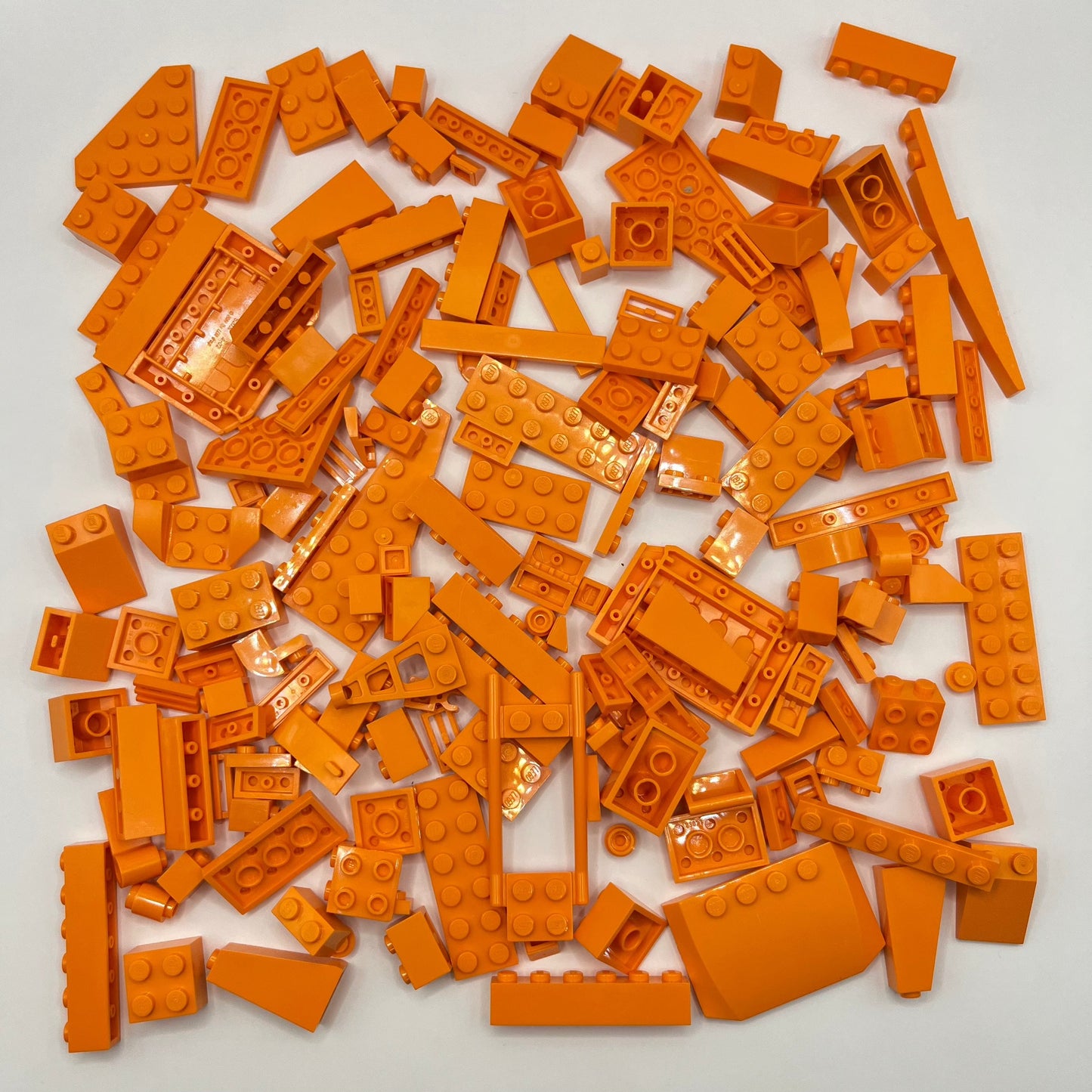LEGO Orange, Mixed Bricks, Approx. 150g