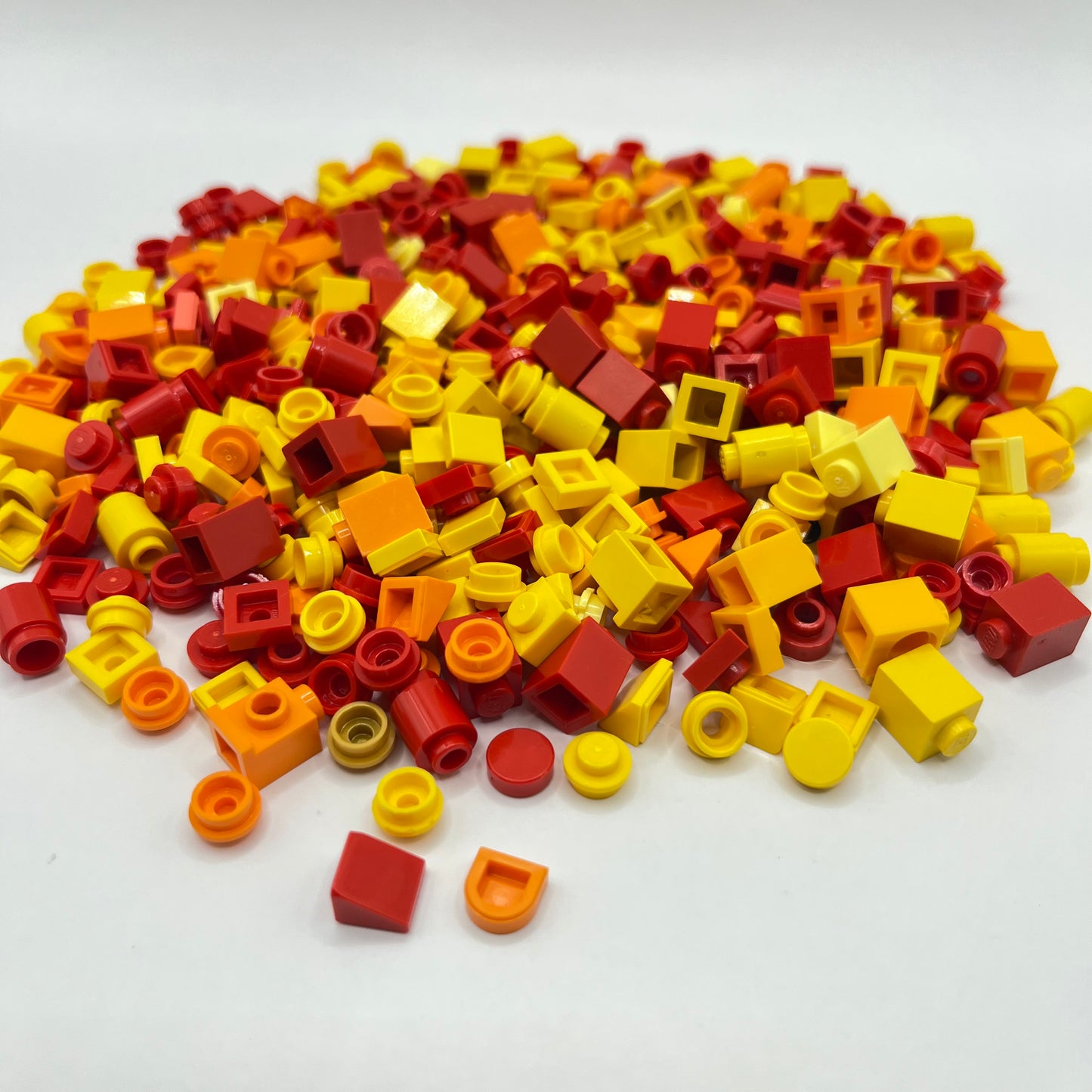 LEGO Greebling, 1x1, Sunset Colours, Approx. 90g
