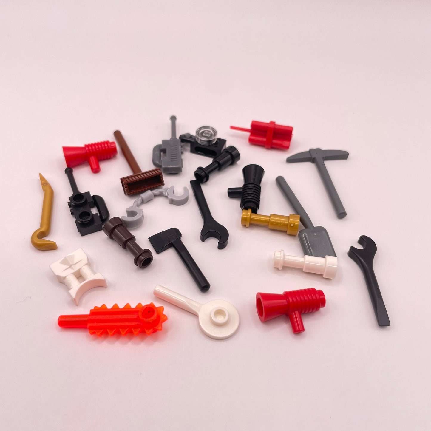 LEGO Mixed Tools, Minifigure Accessories, 22 Pieces