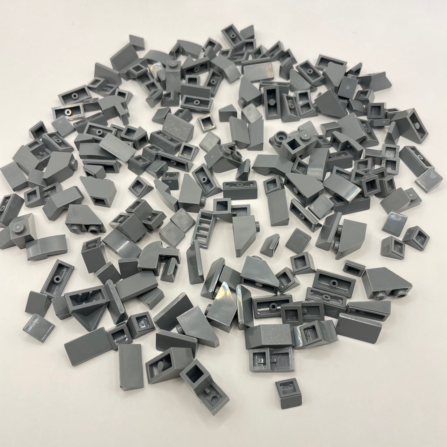 LEGO Slopes Tiny, Greebling, Dark Bluish Grey, Approx. 60g
