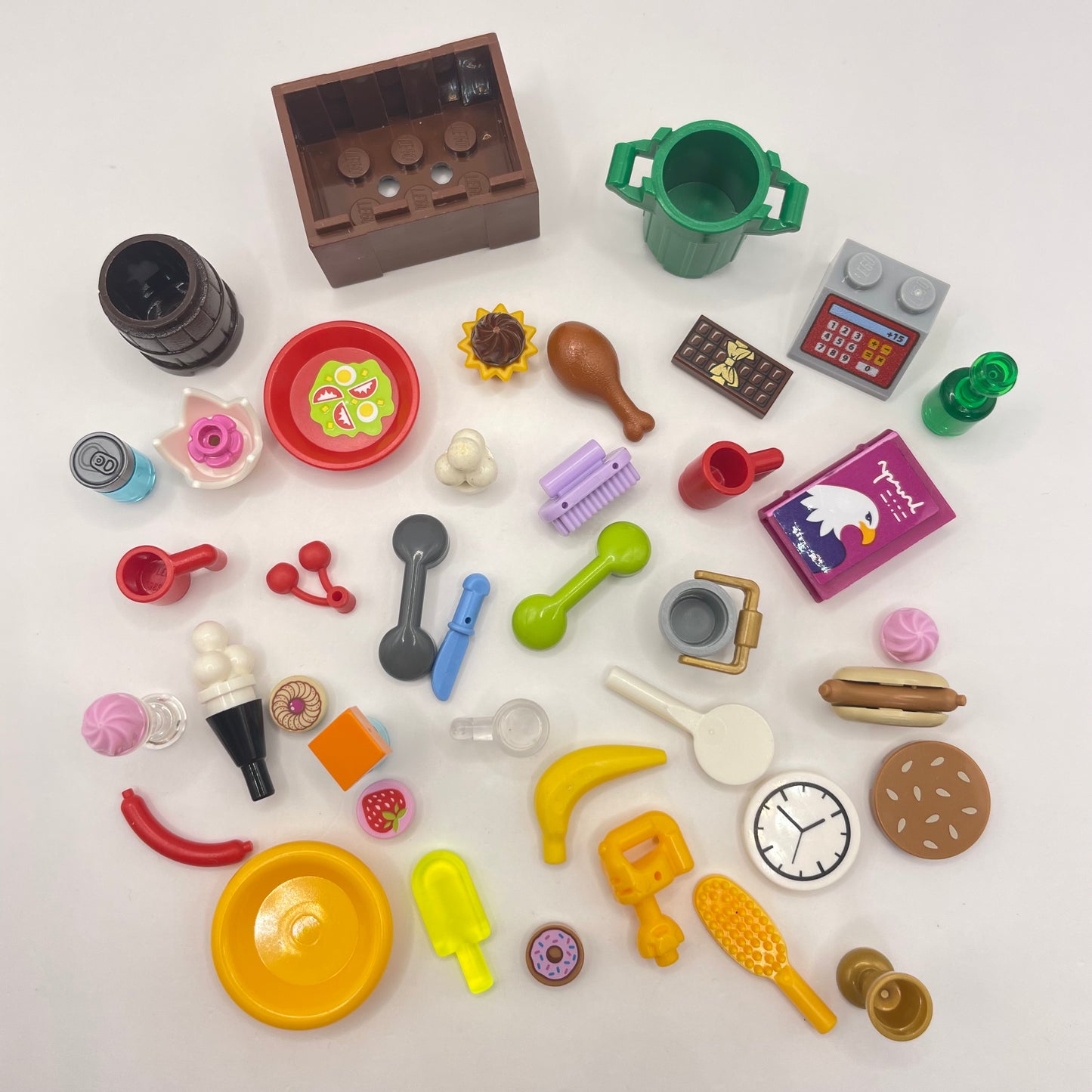 LEGO Food / Kitchen Bundle, Mixed Pieces (40 Pieces)