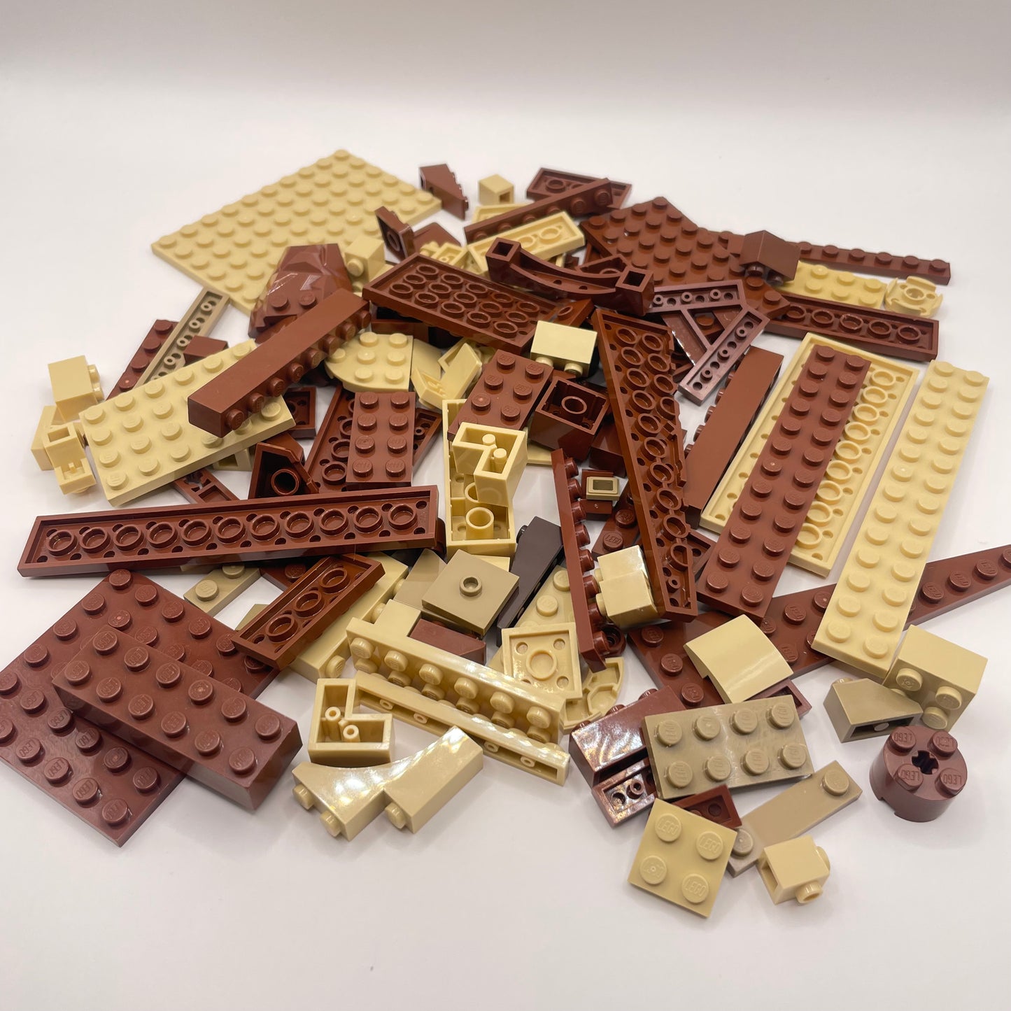 LEGO Mixed Bricks, Mixed Brown, Approx. 150g