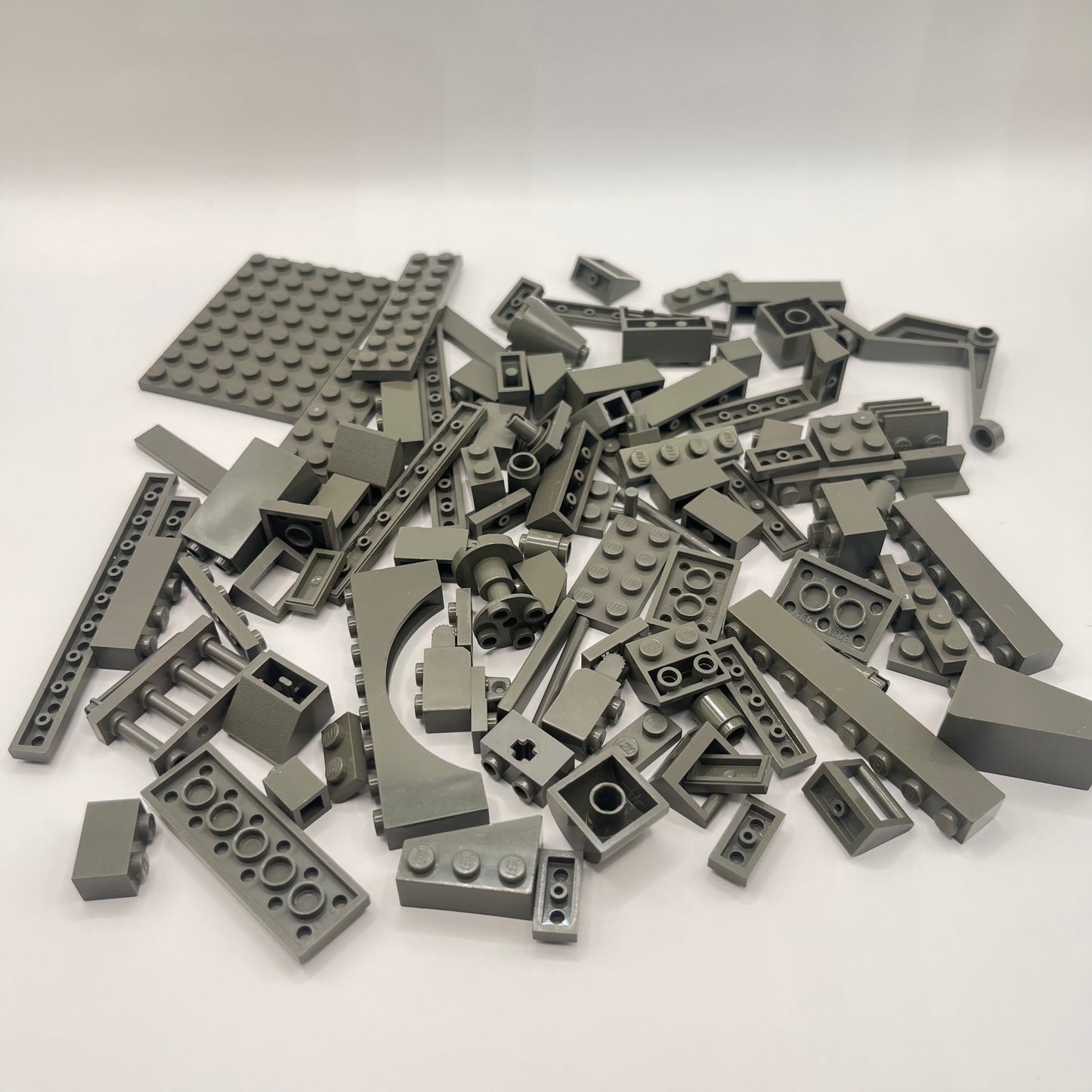 LEGO Mixed Pieces, Old Dark Grey, Approx. 90G