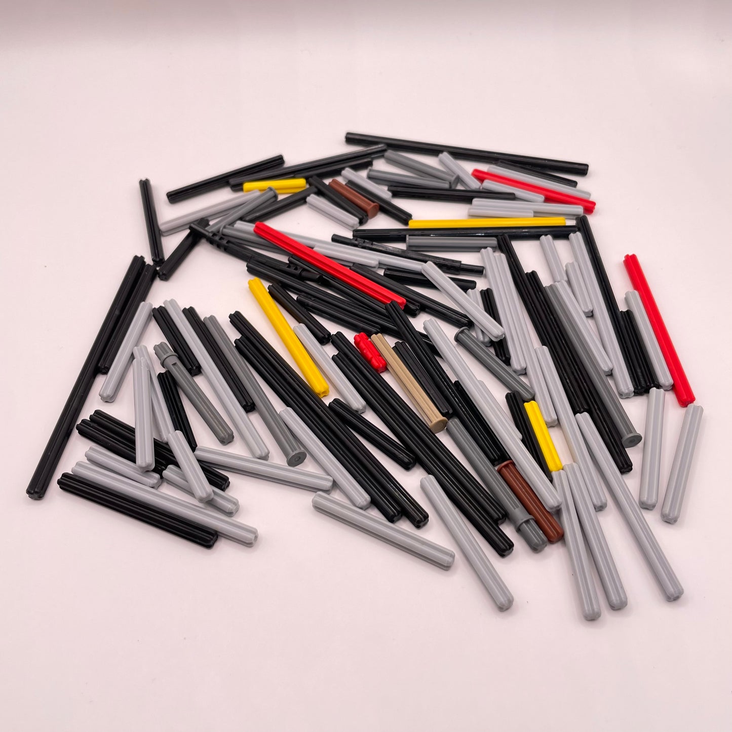 LEGO Mixed Axles, Mixed Colours, Technic, Approx. 80g